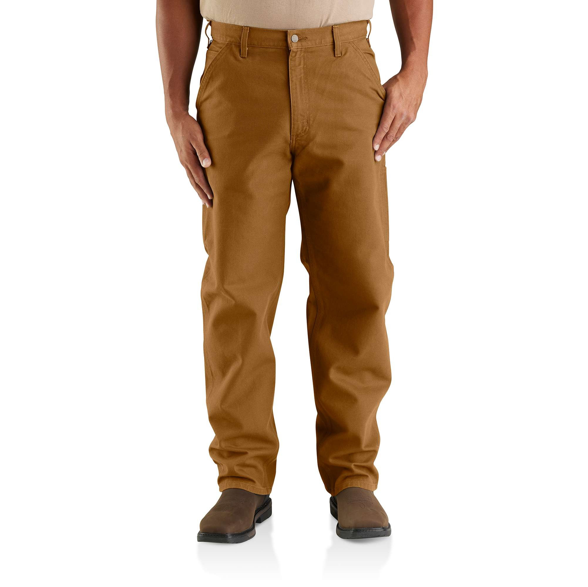 Men's Utility Work Pant - Loose Fit - Washed Duck