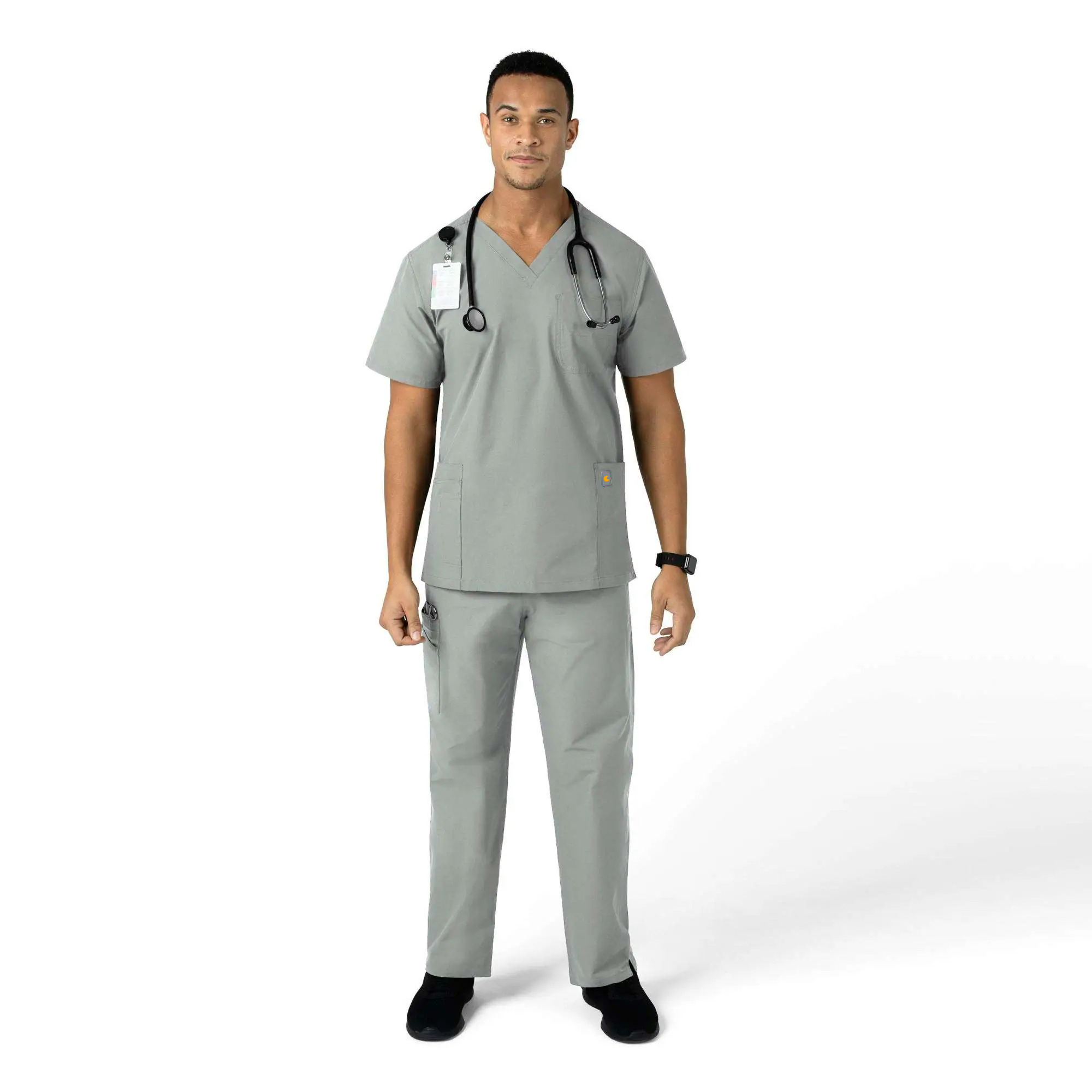 Unisex Force Essentials Elastic Waist Cargo Scrub Pant