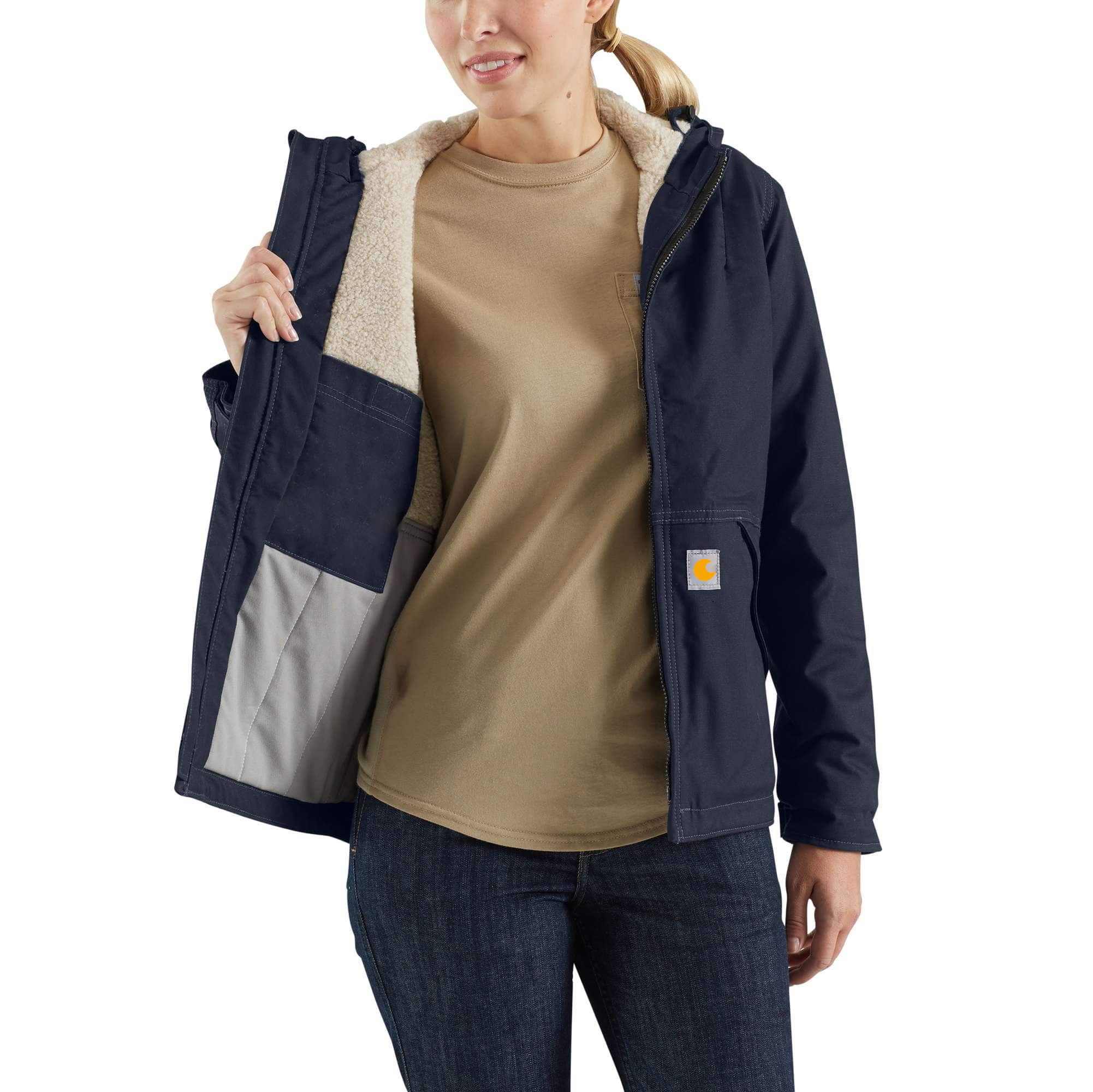 Women's Flame-Resistant Full Swing? Quick Duck? Jacket/Sherpa-Lined - 3 Warmest Rating
