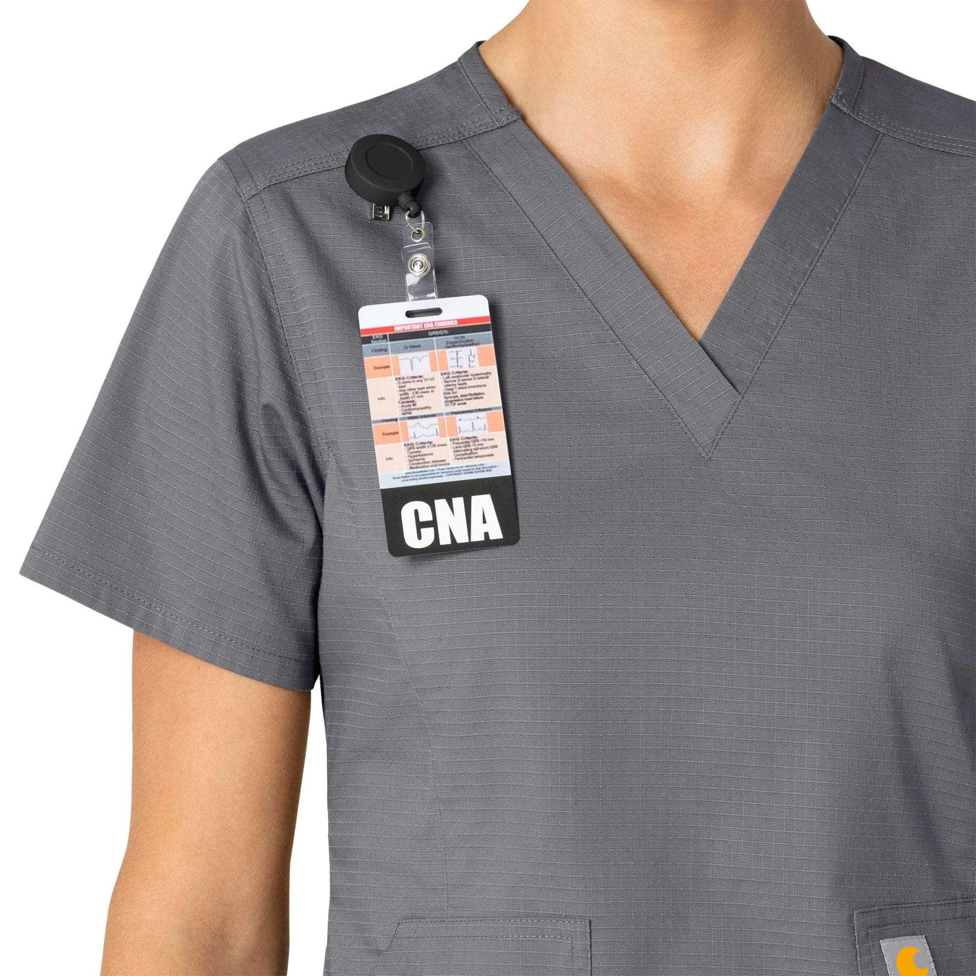 Women's Rugged Flex Ripstop V-Neck Scrub Top