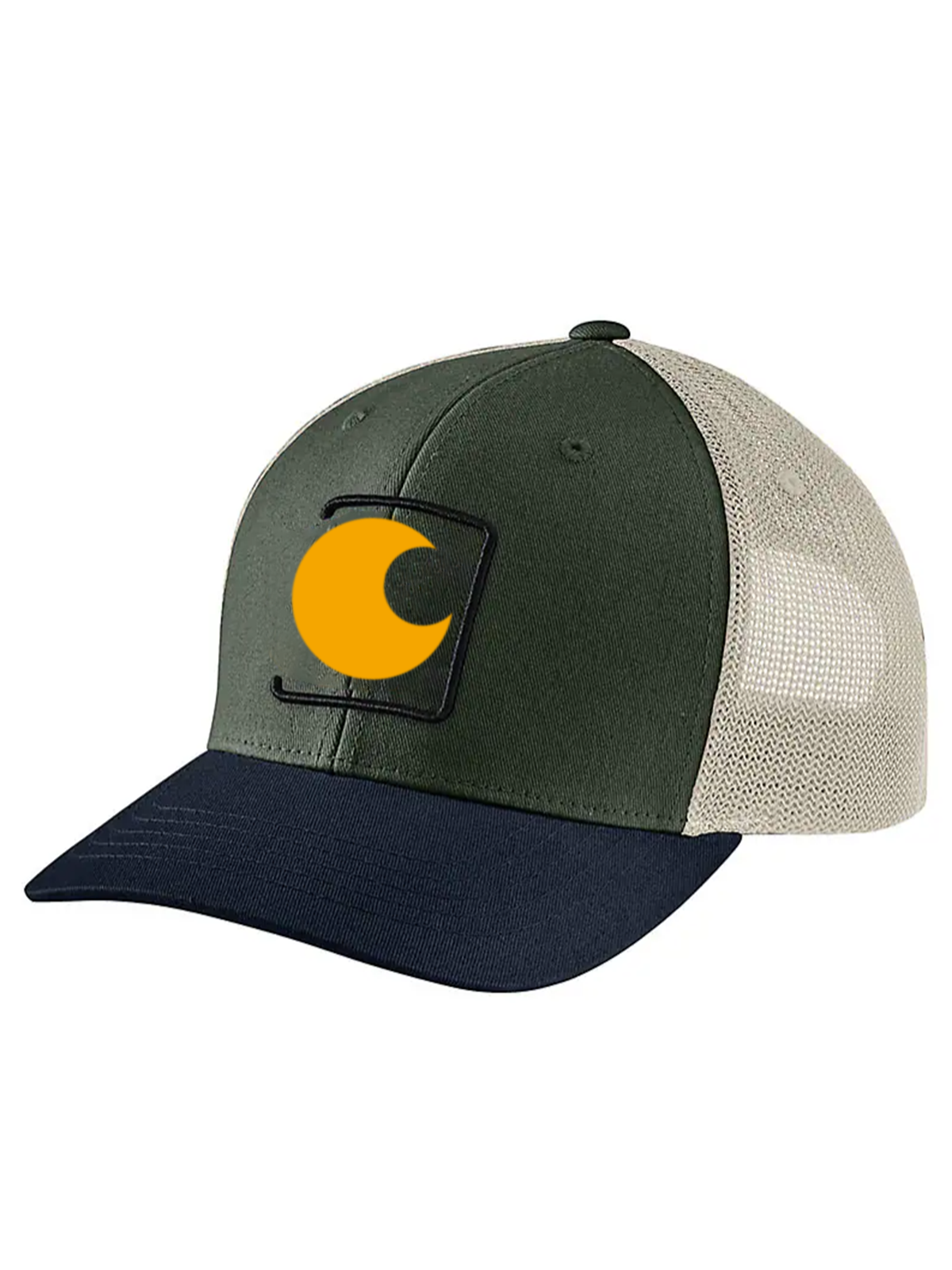 Canvas Mesh-Back C Patch Cap