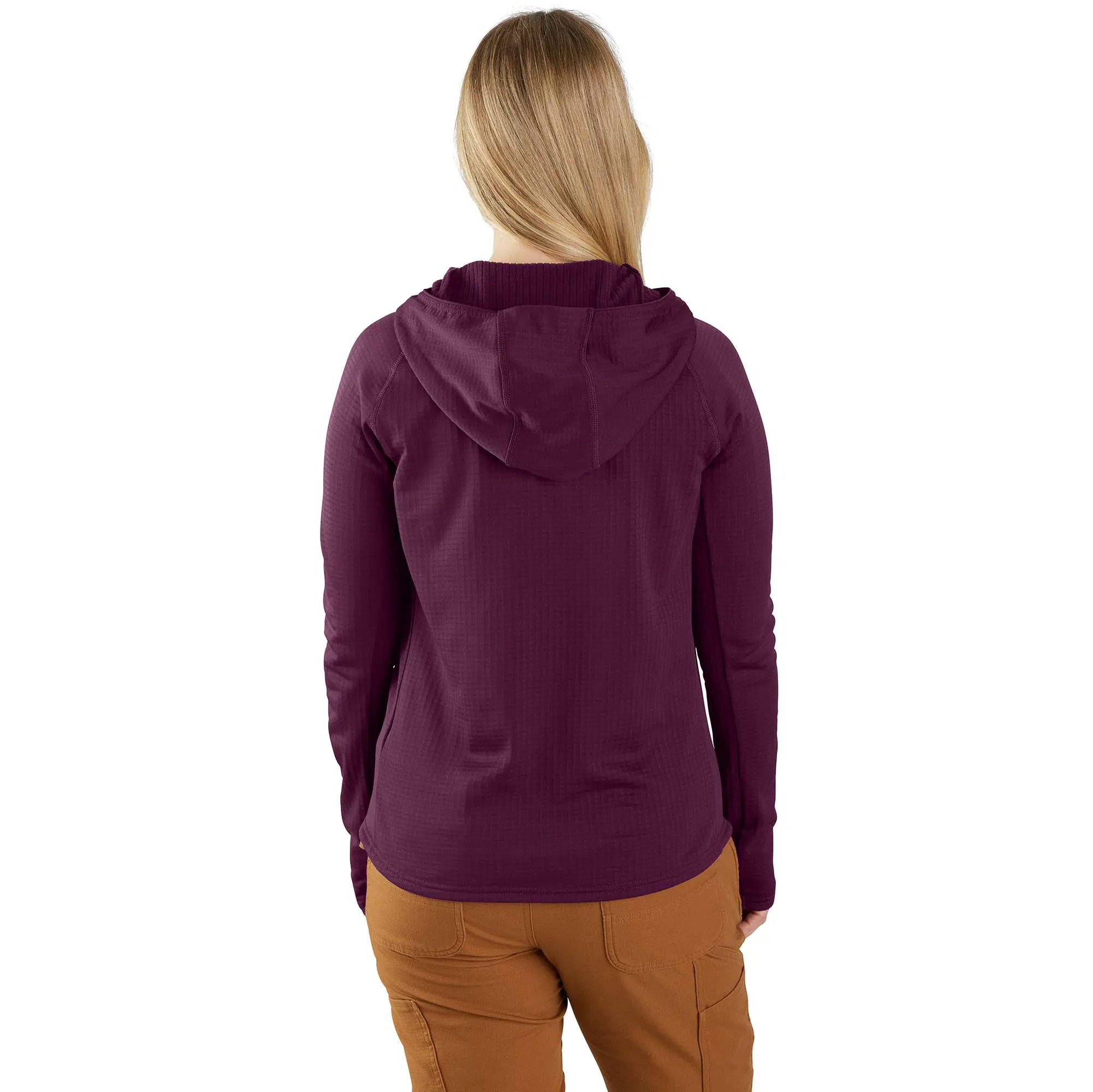 Women's Force Relaxed Fit Half-Zip Hooded Pullover