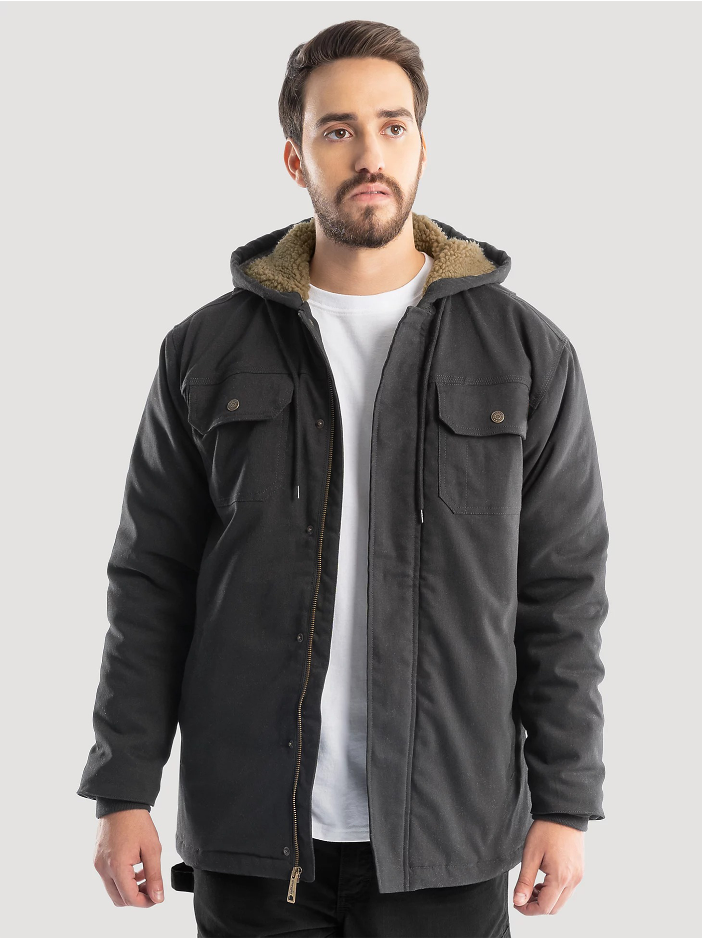 Sherpa Lined Shirt Jacket