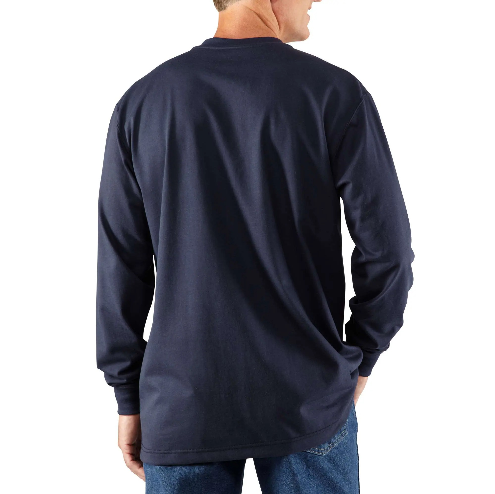 Flame-Resistant Force Cotton Long-Sleeve Henley