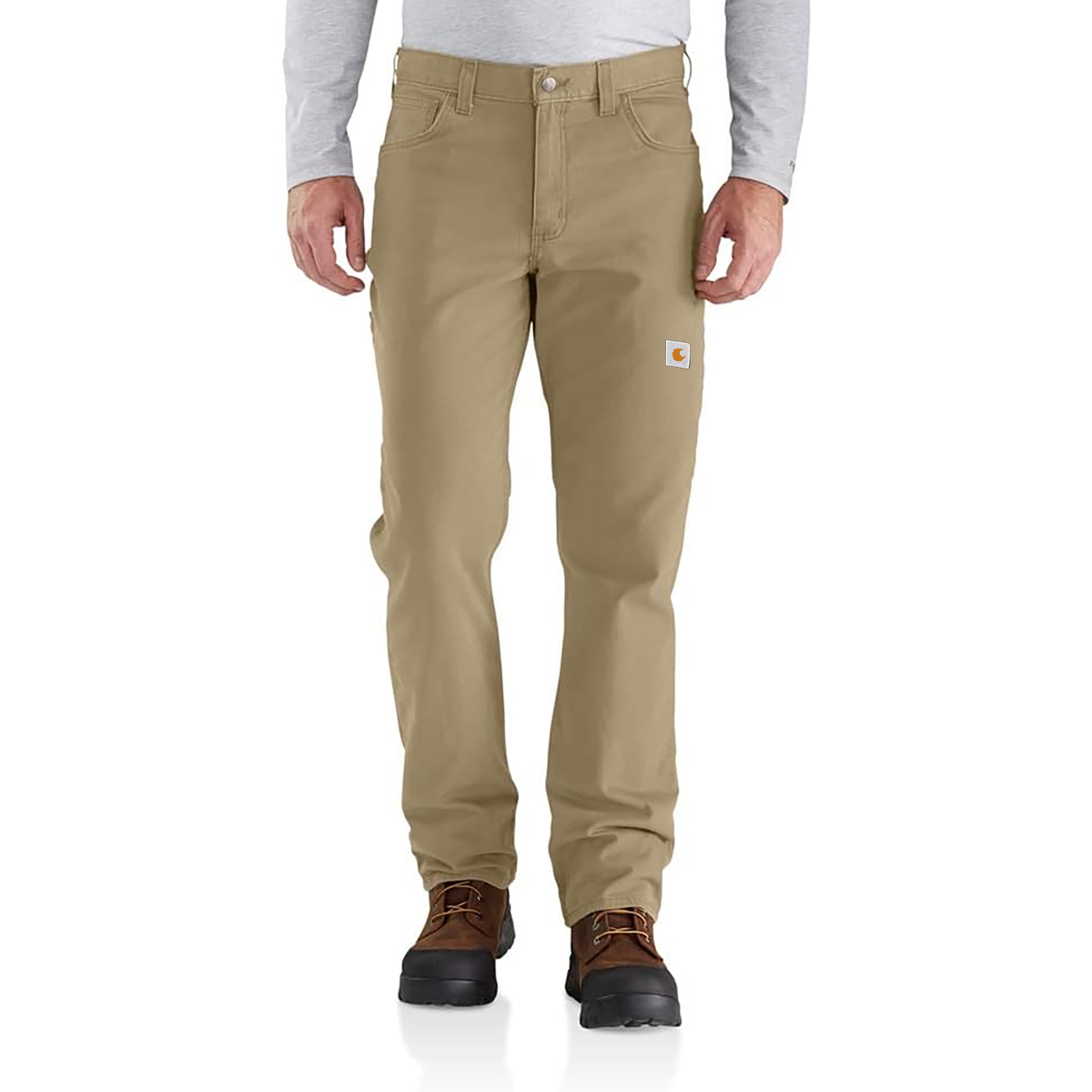 Men's Rugged Flex Relaxed Fit Canvas 5-Pocket Work Pant
