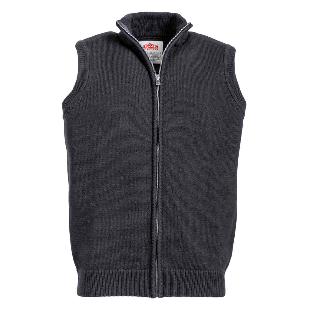 Men's Full Zip Sleeveless Jersey
