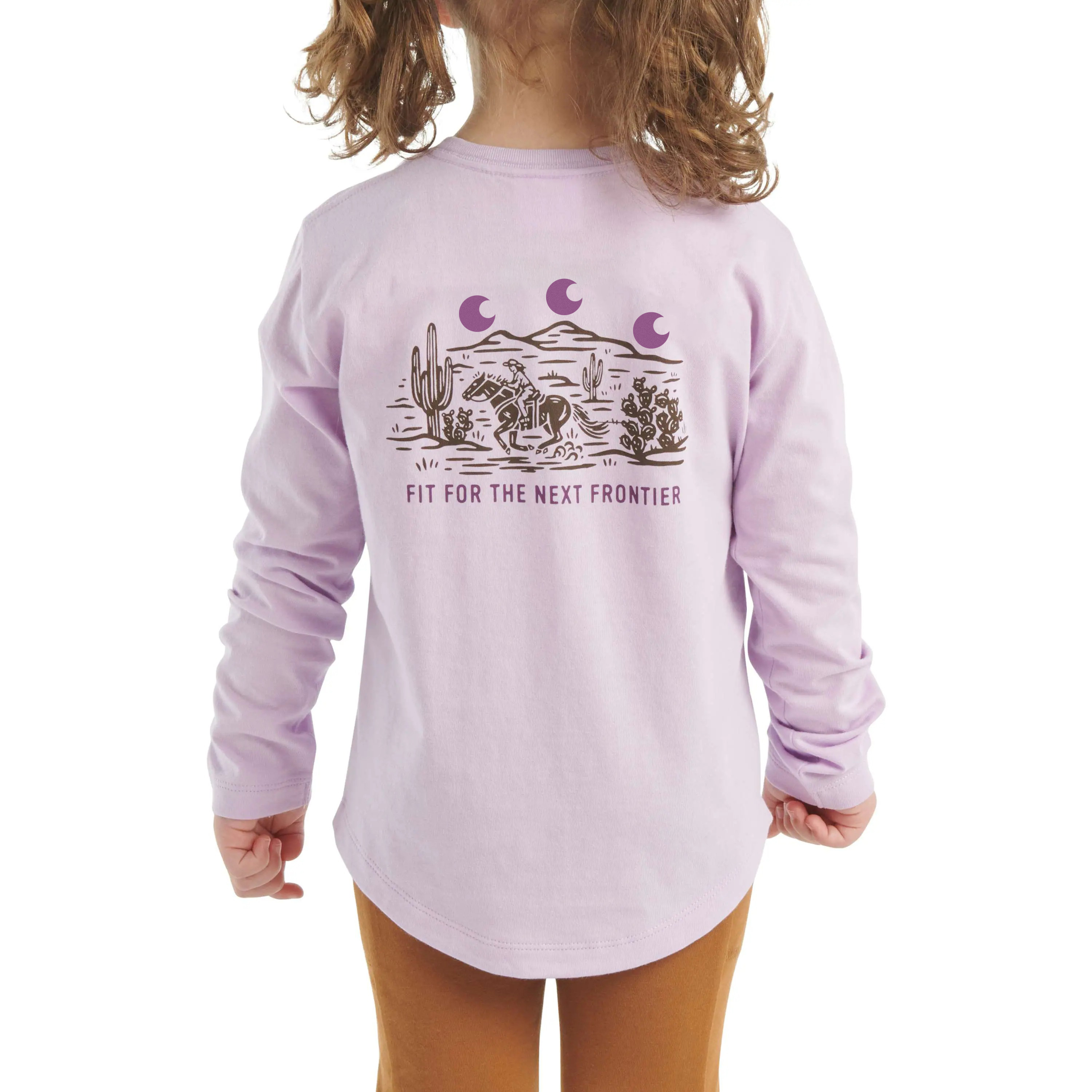 Girls Long-Sleeve Frontier T-Shirt (Toddler/Child/Youth)