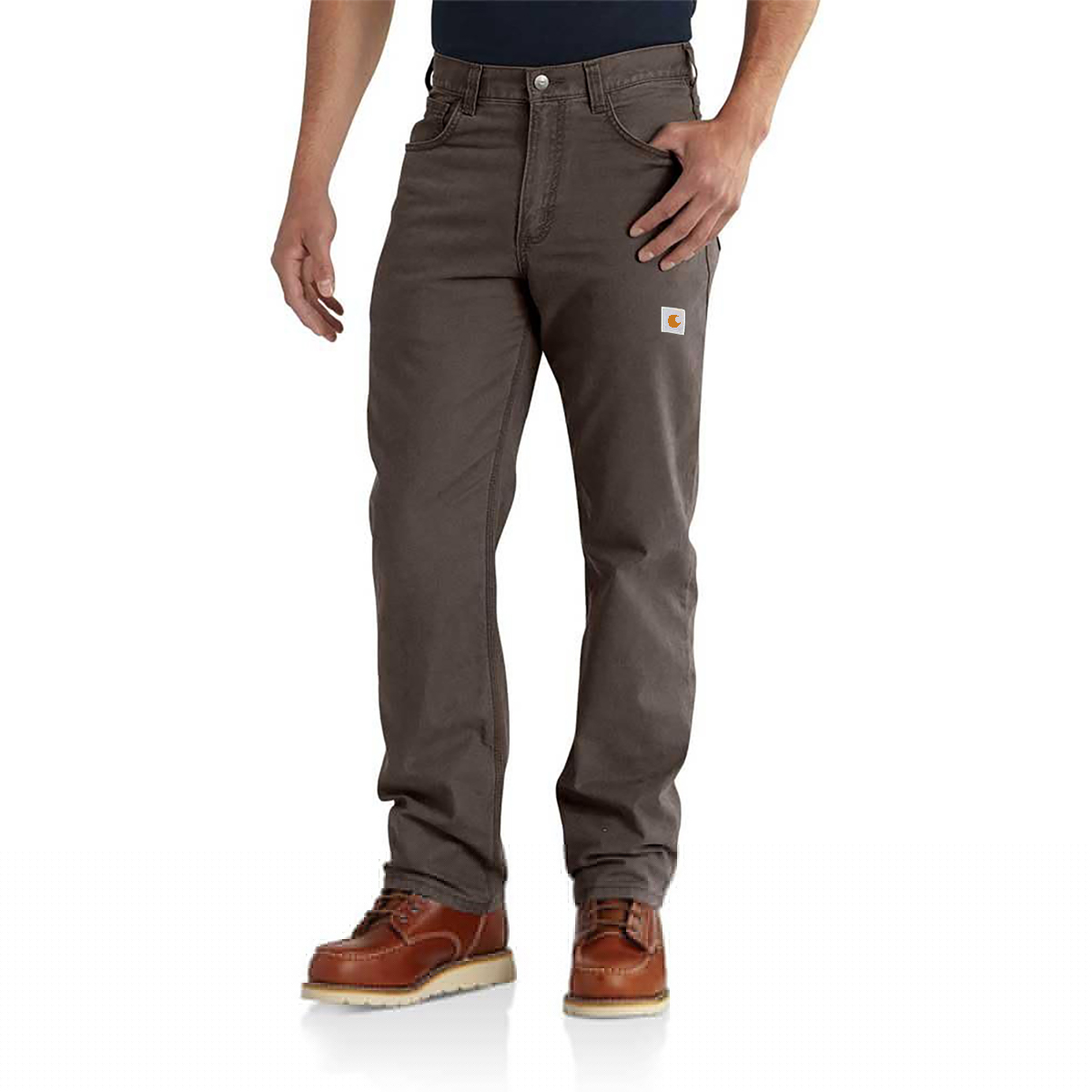 Men's Rugged Flex Relaxed Fit Canvas 5-Pocket Work Pant