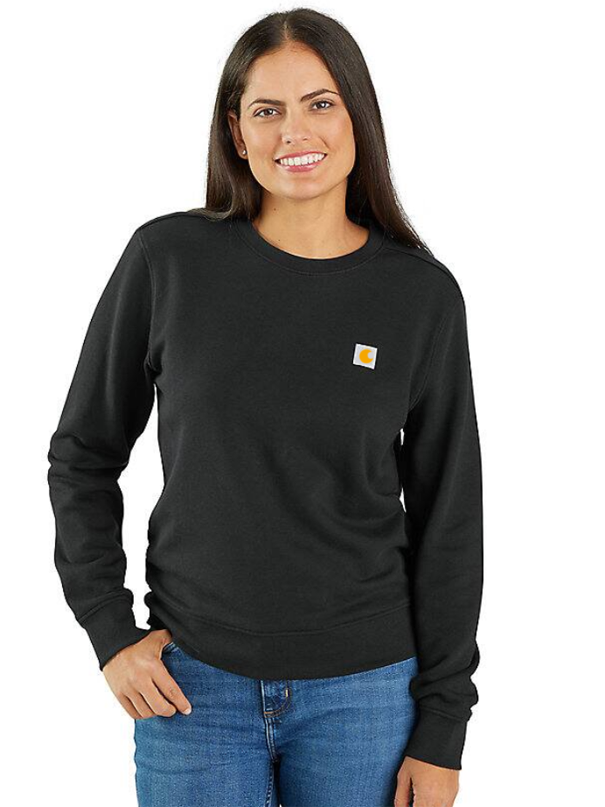 Women's TENCEL Fiber Series Relaxed Fit French Terry Crewneck Sweatshirt