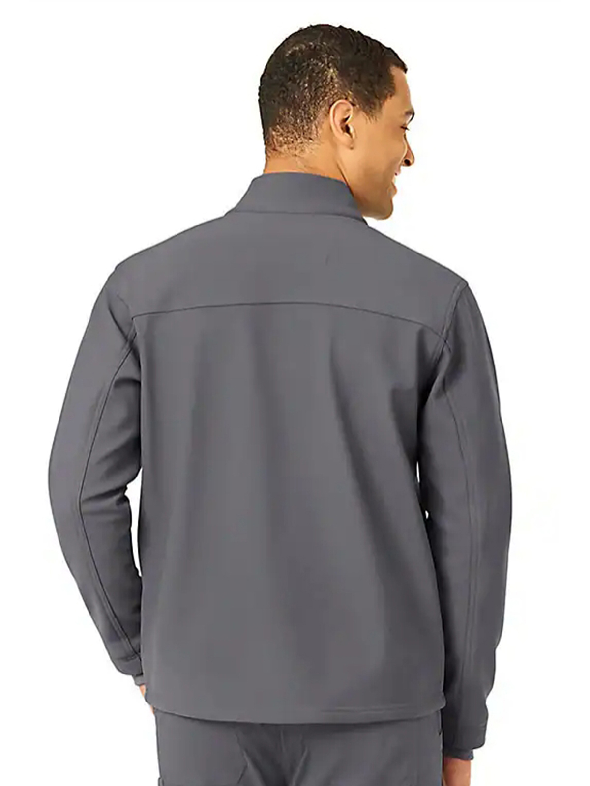 Rugged Flex Peak Bonded Fleece Scrub Jacket