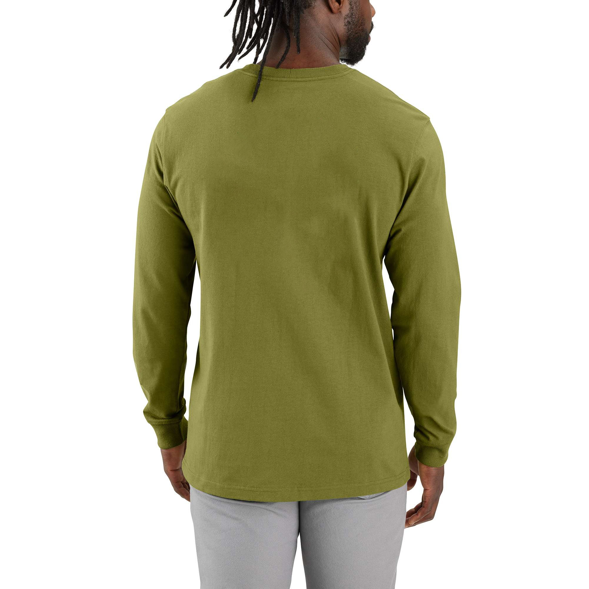 Relaxed Fit Heavyweight Long-Sleeve Pocket C Graphic T-Shirt