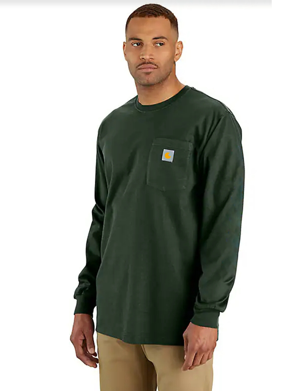 Flame Resistant Carhartt Force Loose Fit Midweight Long-Sleeve Logo Graphic T-Shirt