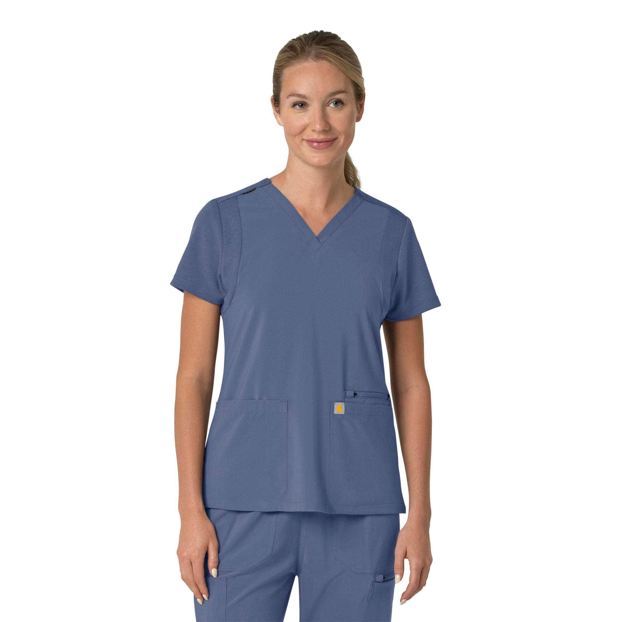 Women's Force Cross-Flex Flex Panel V-Neck Scrub Top