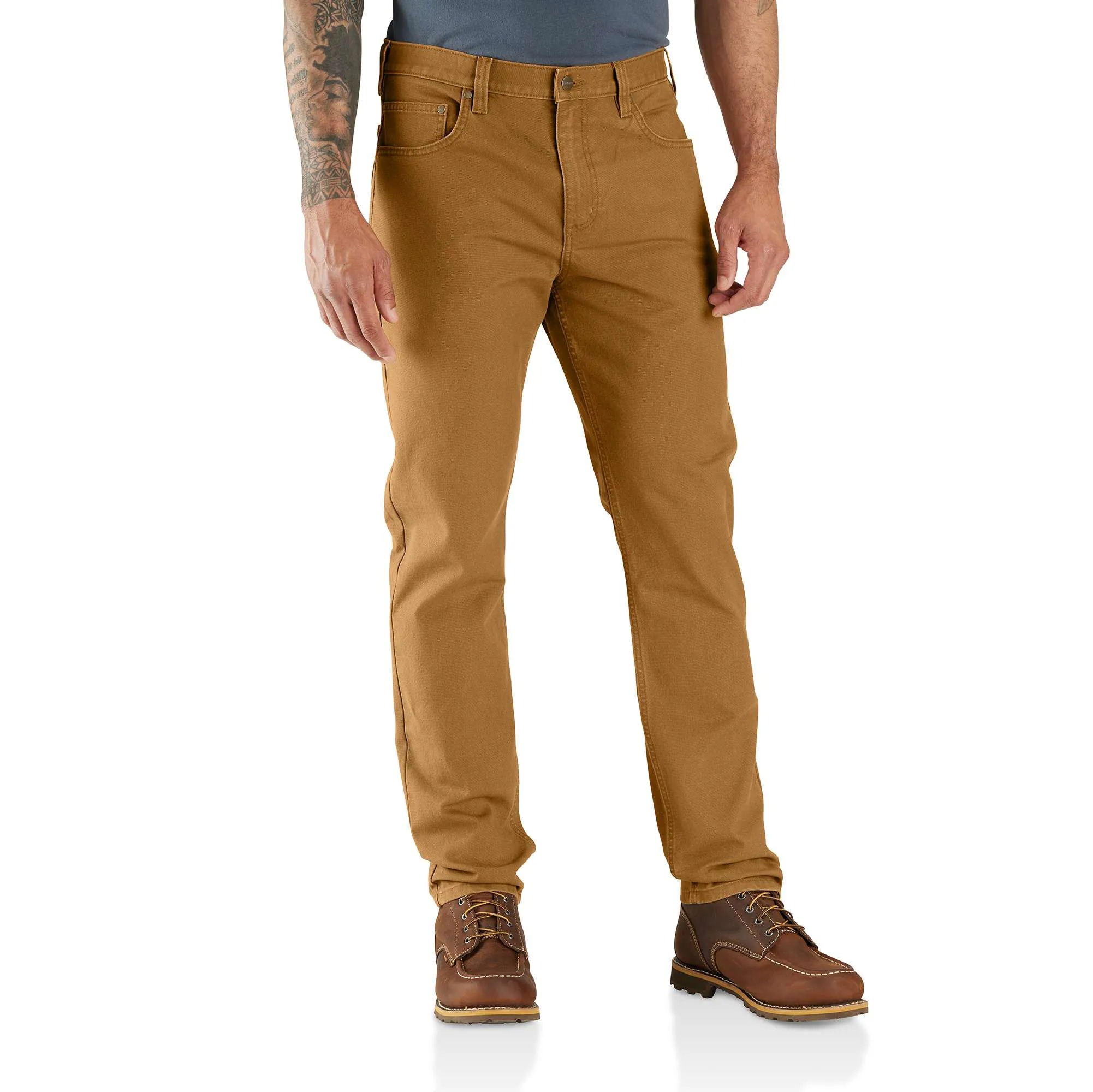 Rugged Flex Slim Fit Duck 5-Pocket Tapered Work Pant
