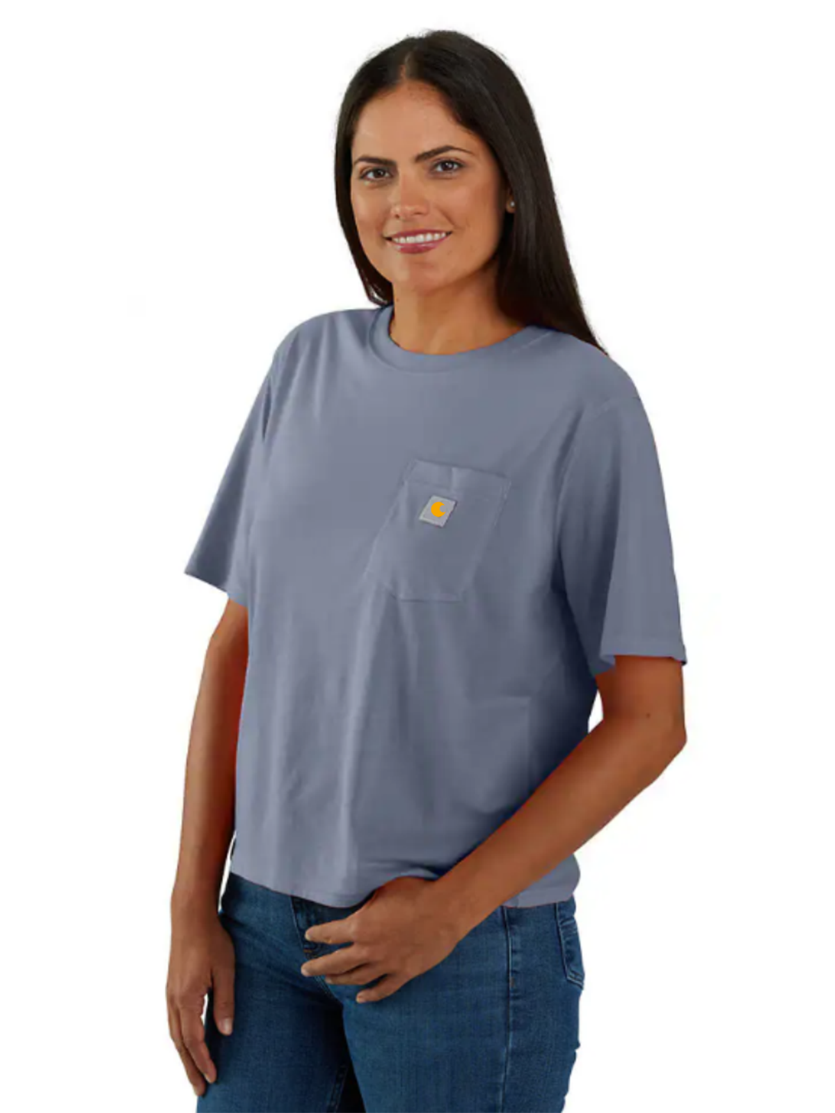 Women's Loose Fit Short-Sleeve Crewneck T-Shirt