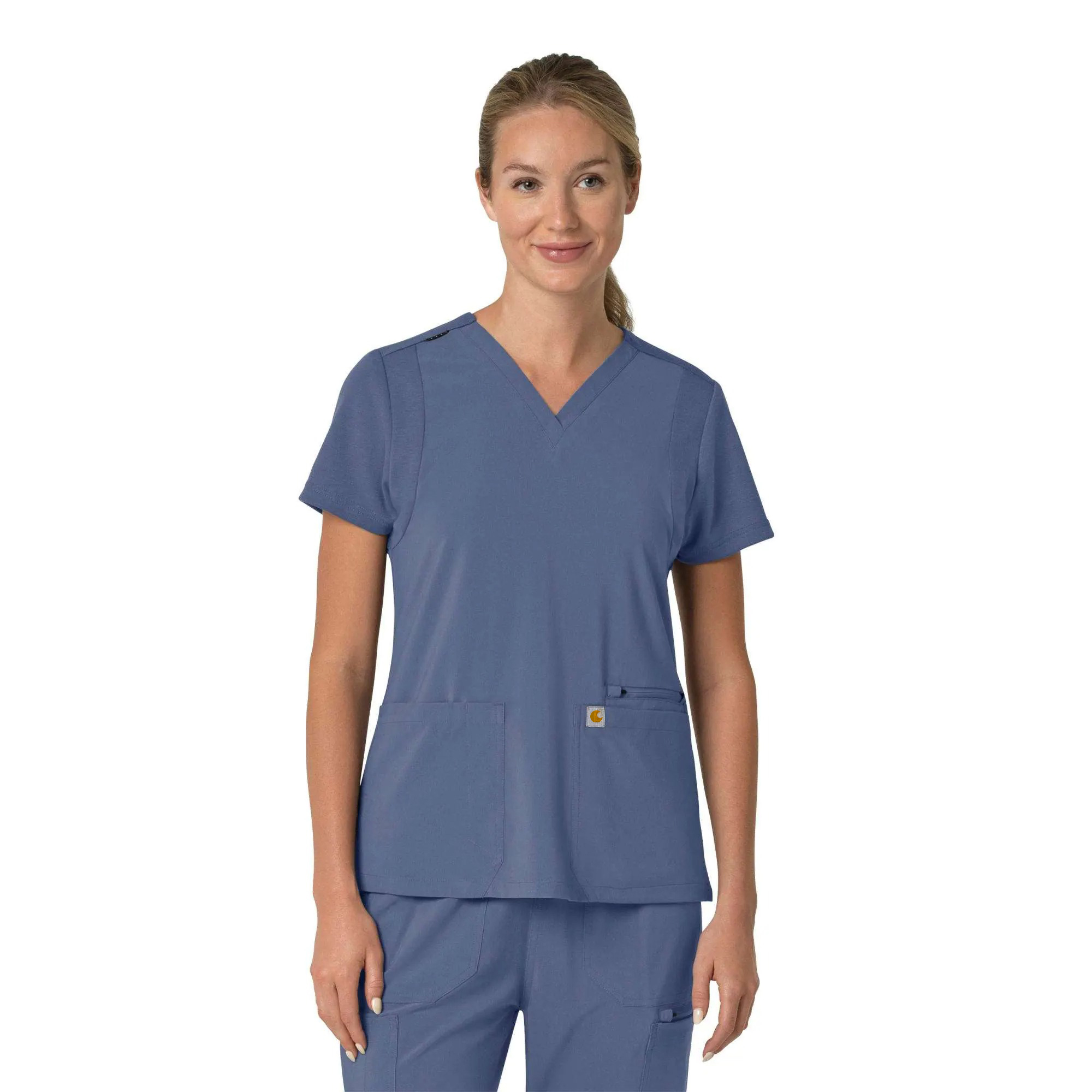 Women's Force Cross-Flex Flex Panel V-Neck Scrub Top