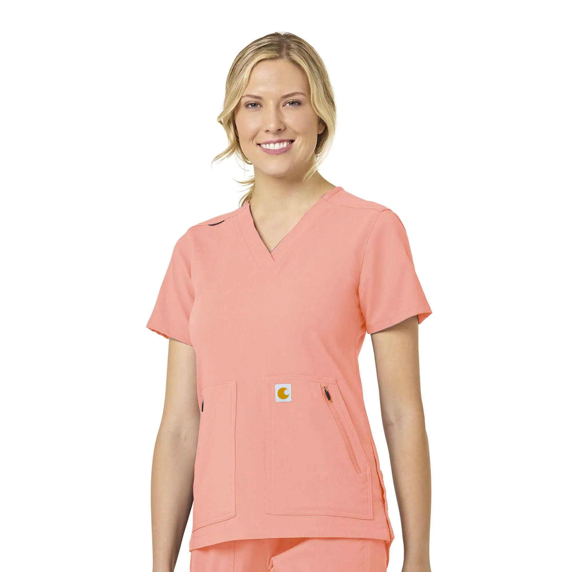 Women's Rugged Flex Peak 4-Pocket V-Neck Scrub Top