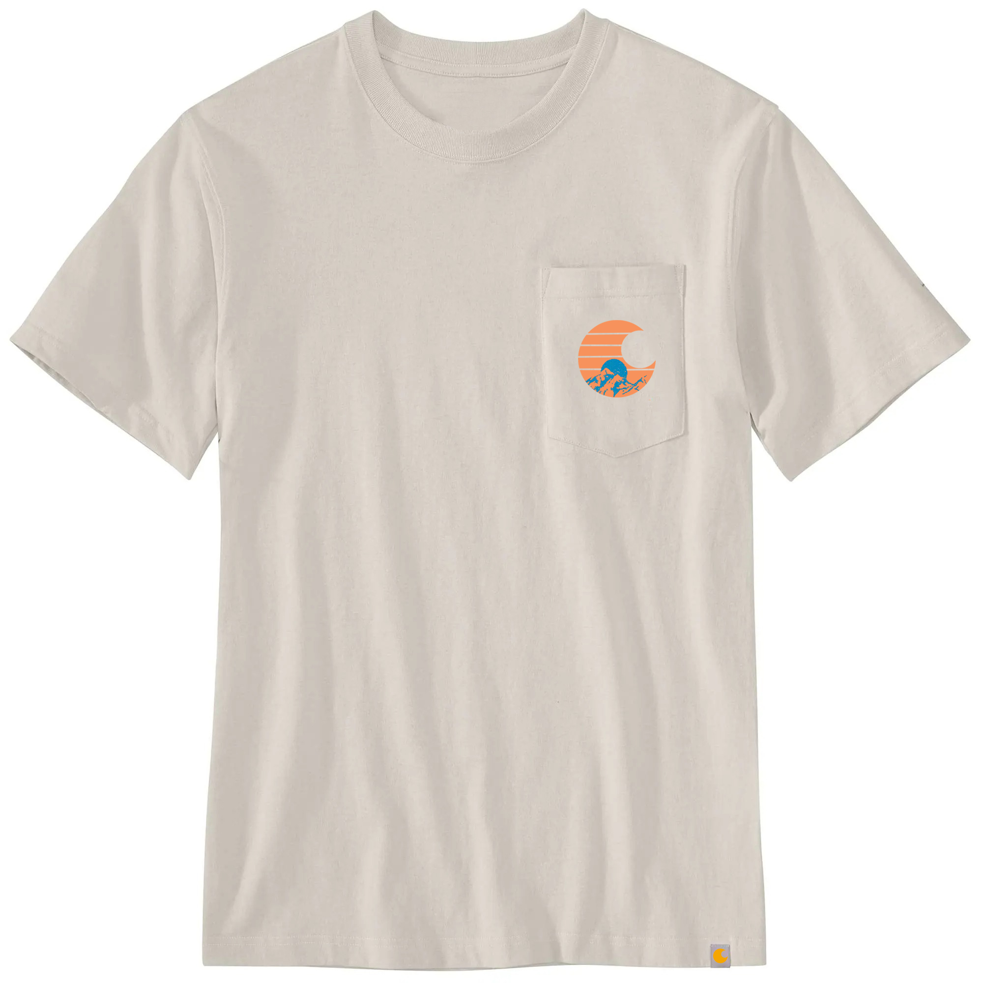 Relaxed Fit Heavyweight Short-Sleeve Pocket Tree Mountain T-Shirt