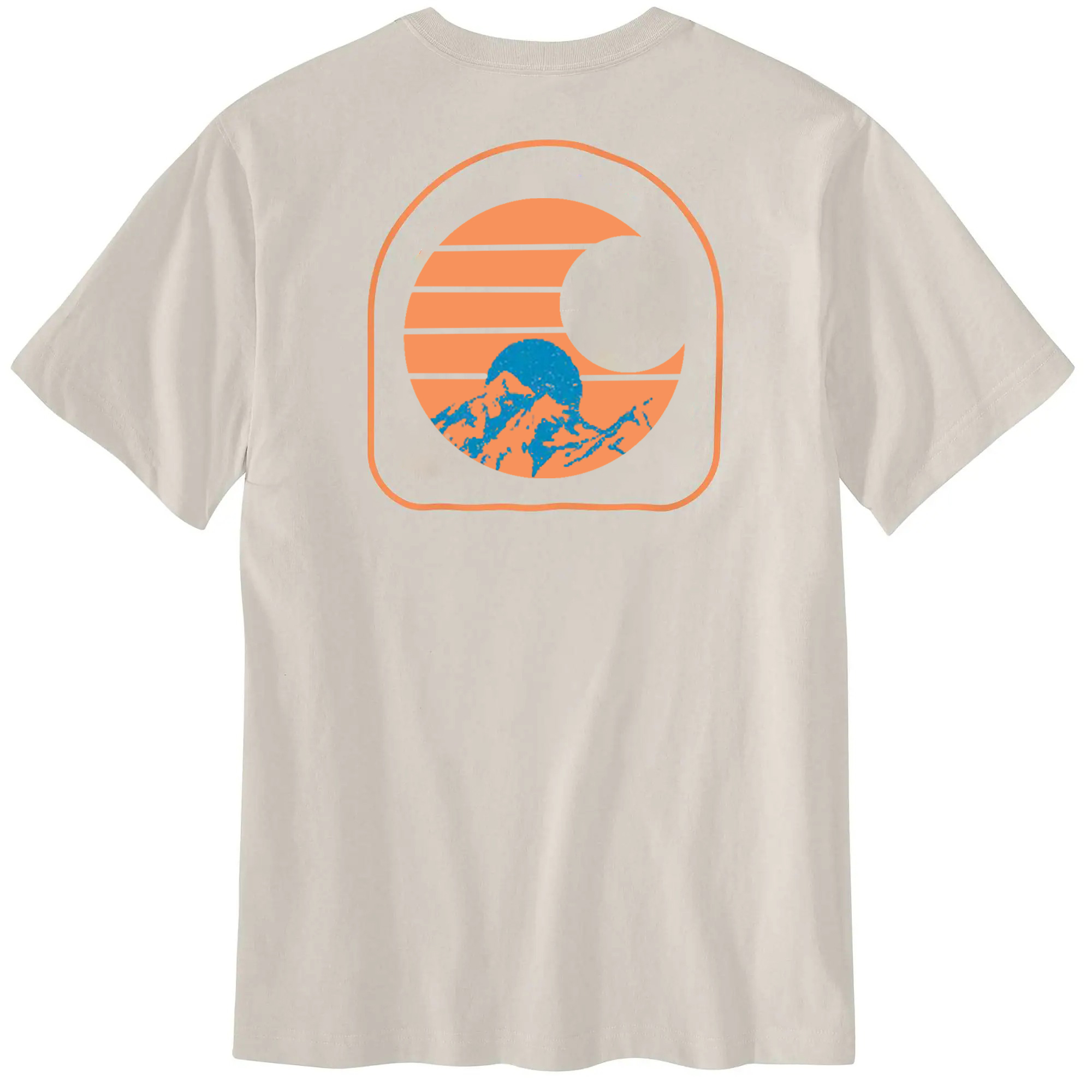 Relaxed Fit Heavyweight Short-Sleeve Pocket Tree Mountain T-Shirt