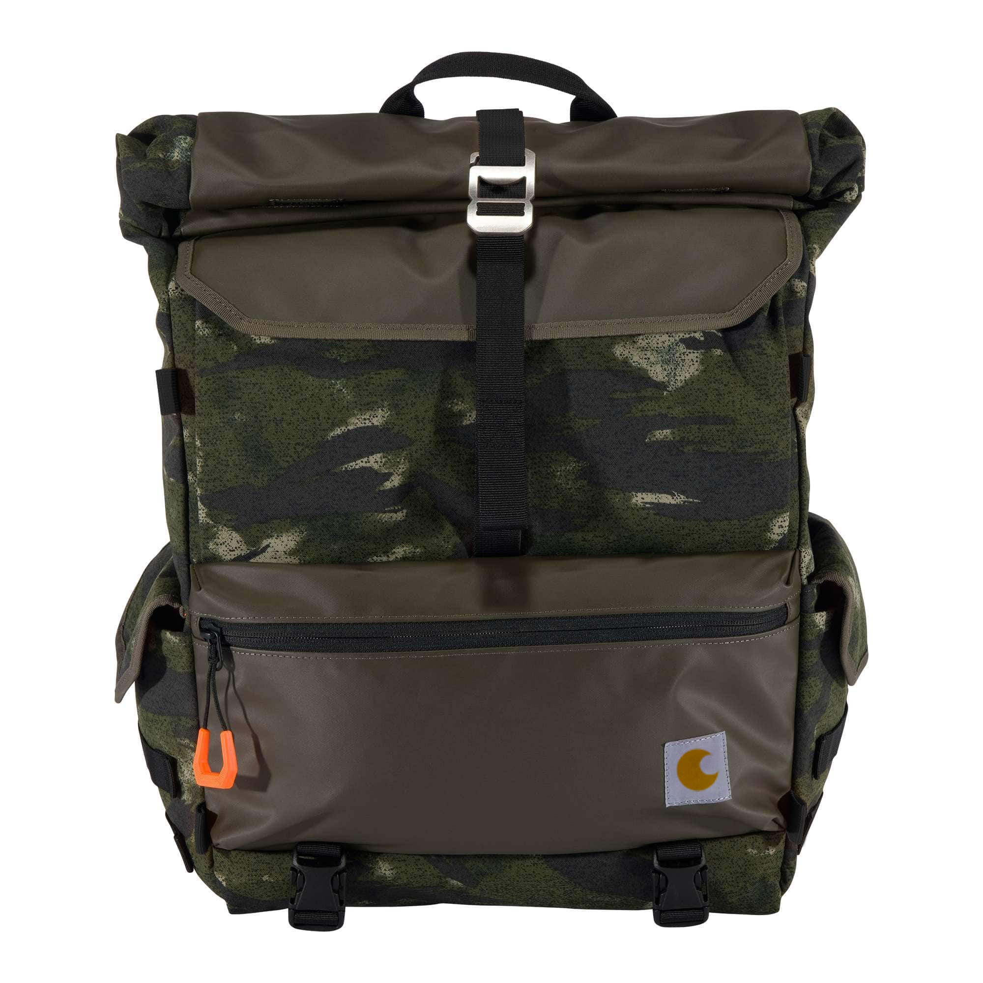 40L Nylon Roll-Top Backpack