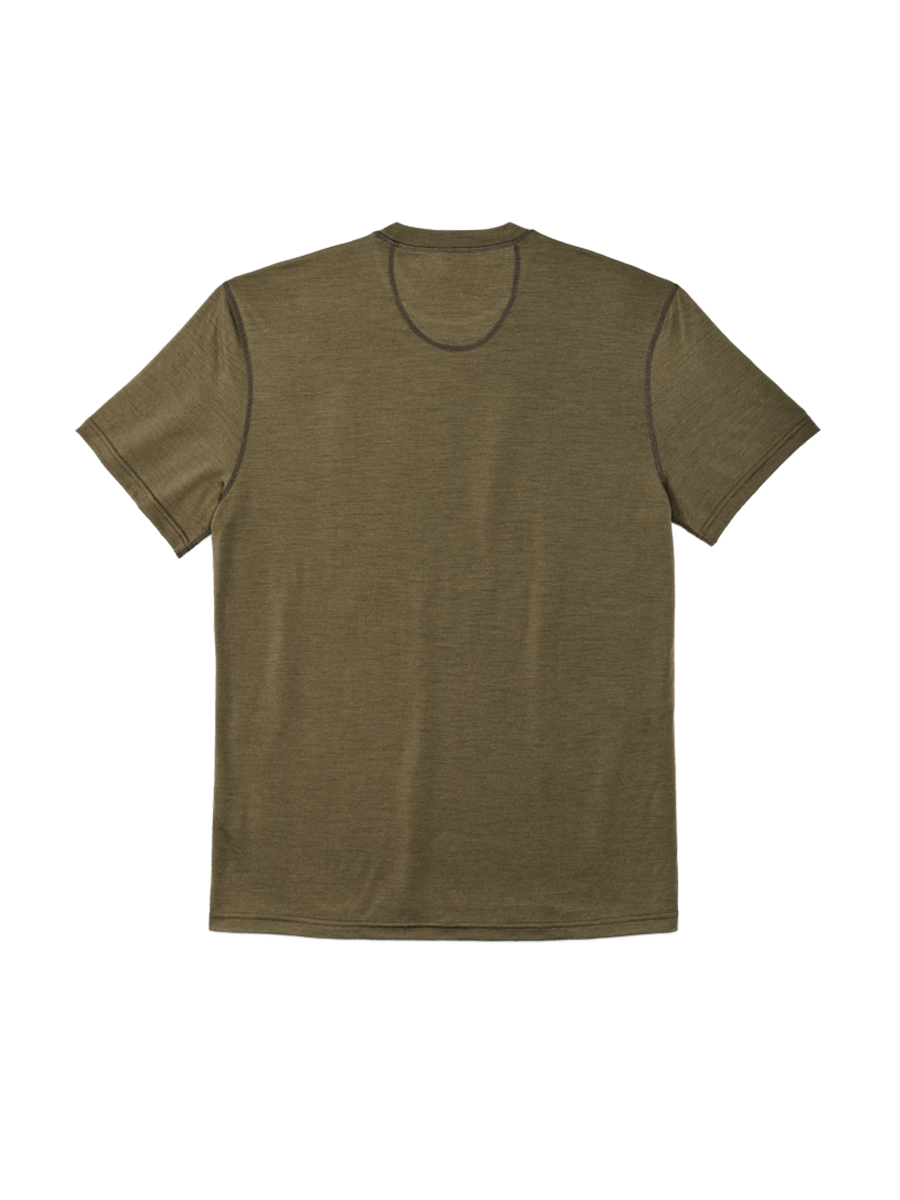 WOOL SHORT SLEEVE CREWNECK