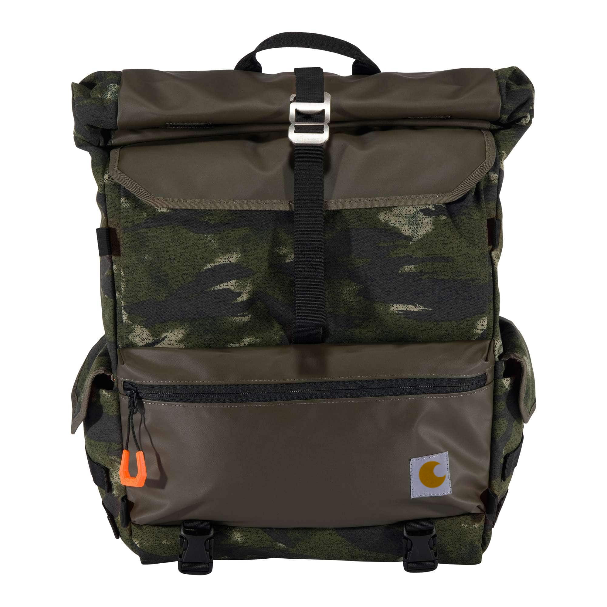 40L Nylon Roll-Top Backpack