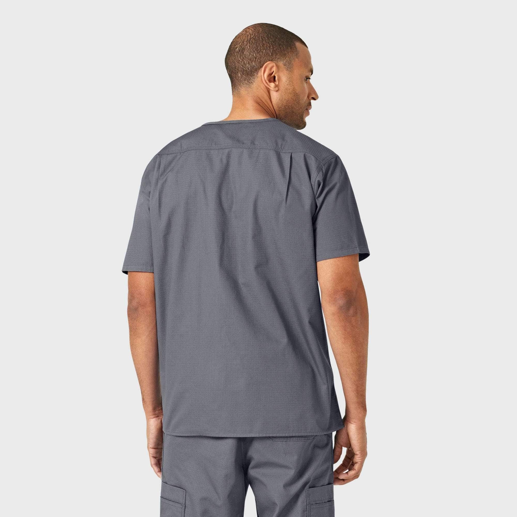 Ripstop 4-Pocket V-Neck Scrub Top
