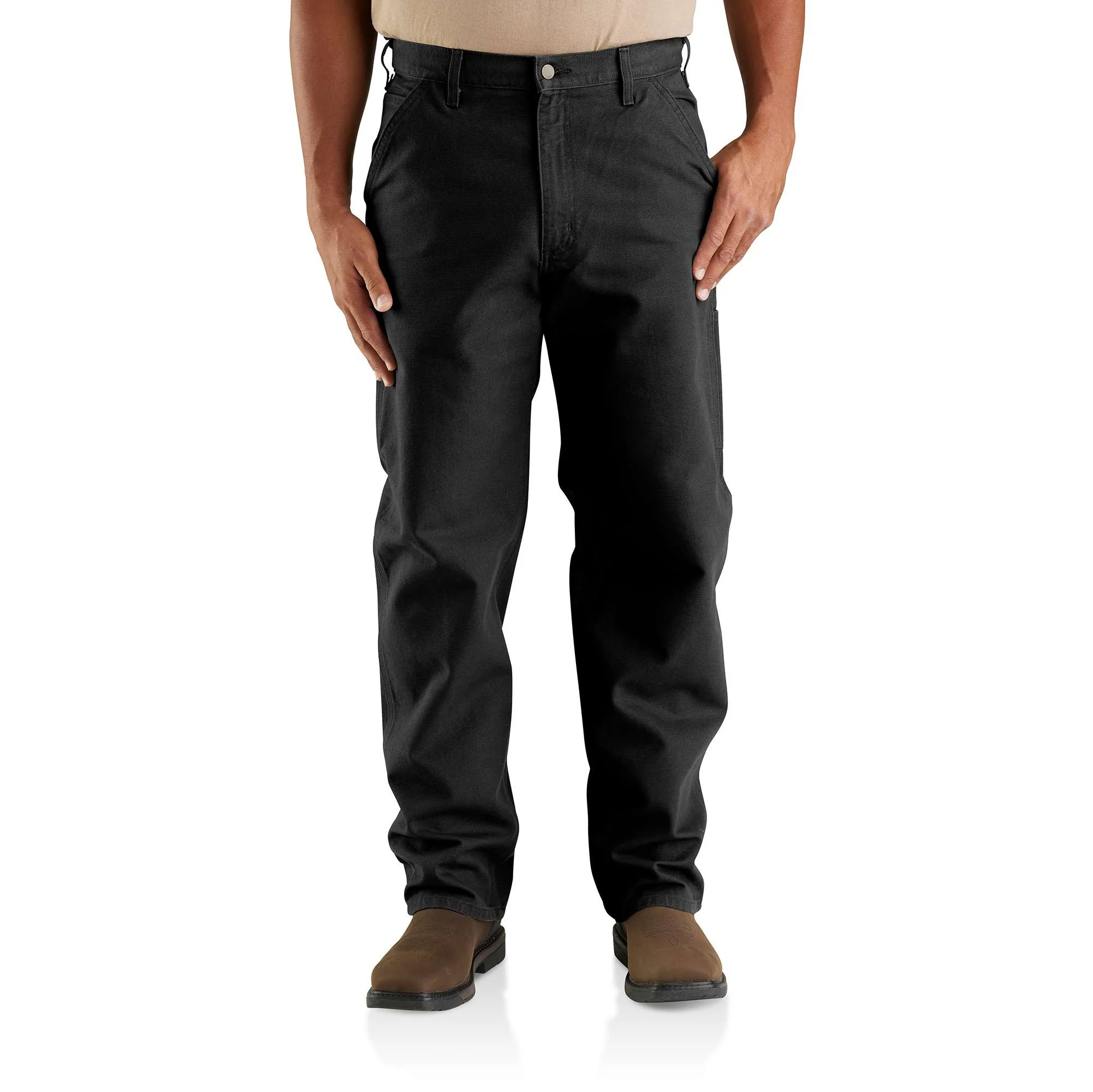 Men's Utility Work Pant - Loose Fit - Washed Duck