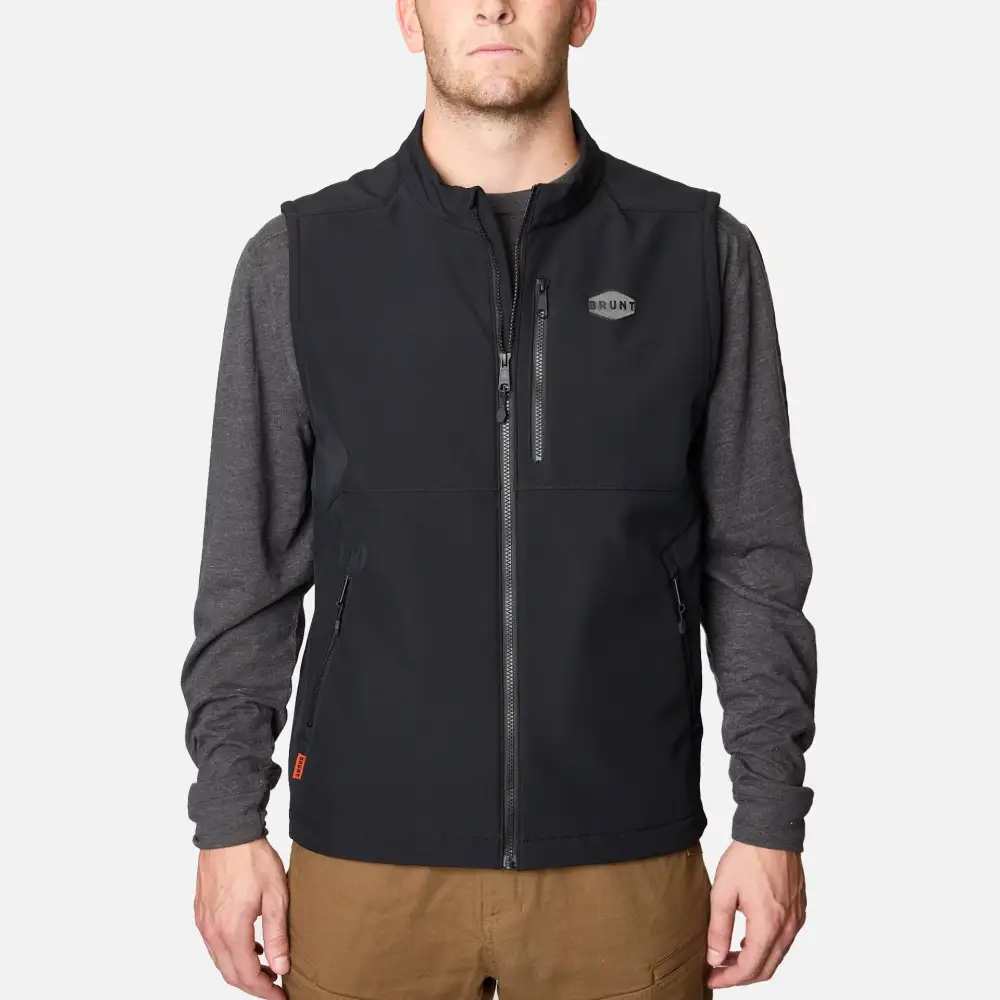 BRUNT Flannel Shirt + Wright Tech Vest Bundle