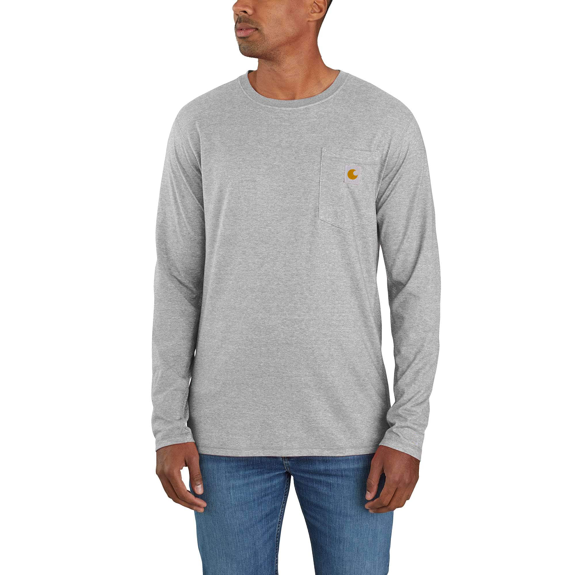 Force Relaxed Fit Long-Sleeve Pocket T-Shirt