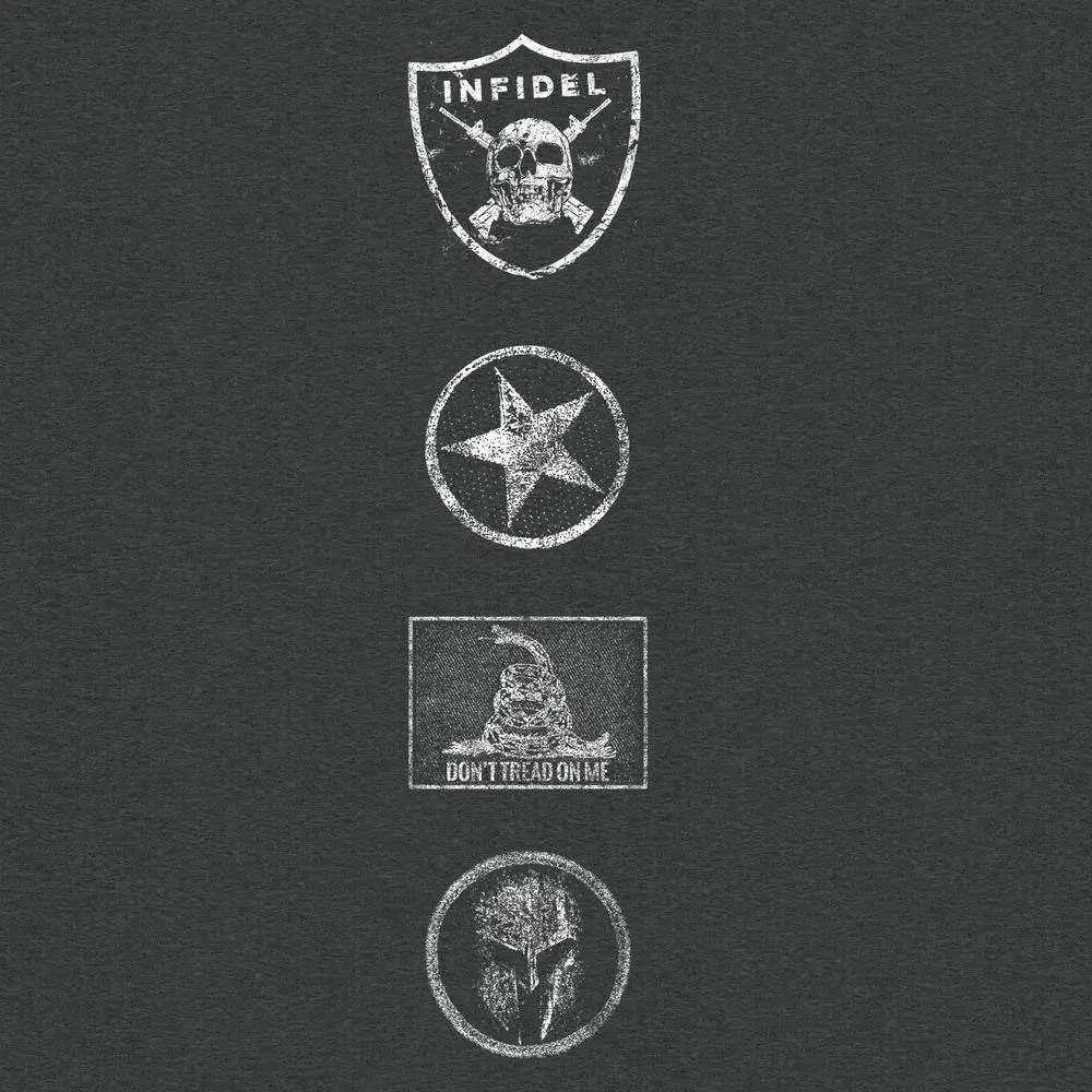 Patch Hoodie - Dark Heather