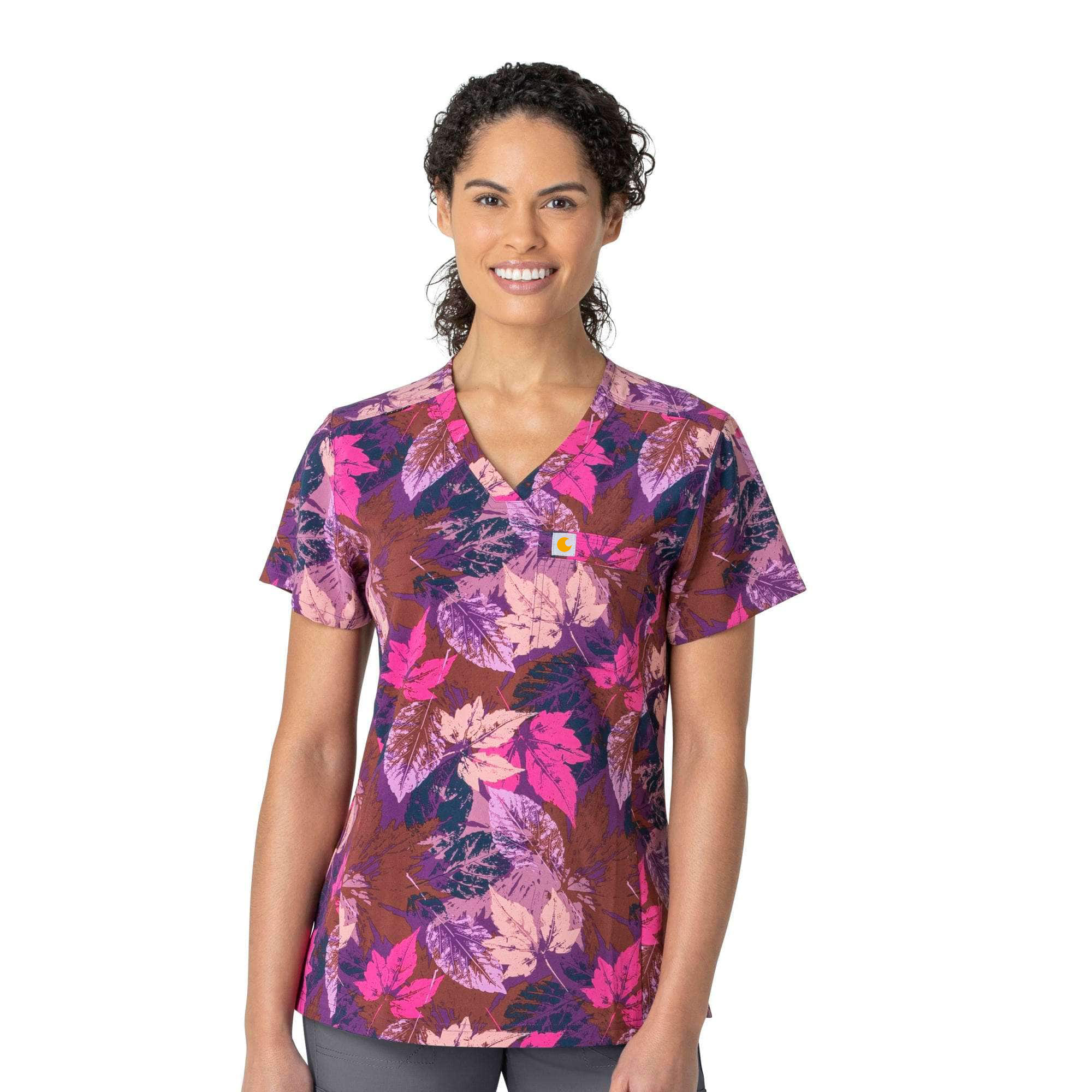 Women's Force Tuck-In Scrub Print Top