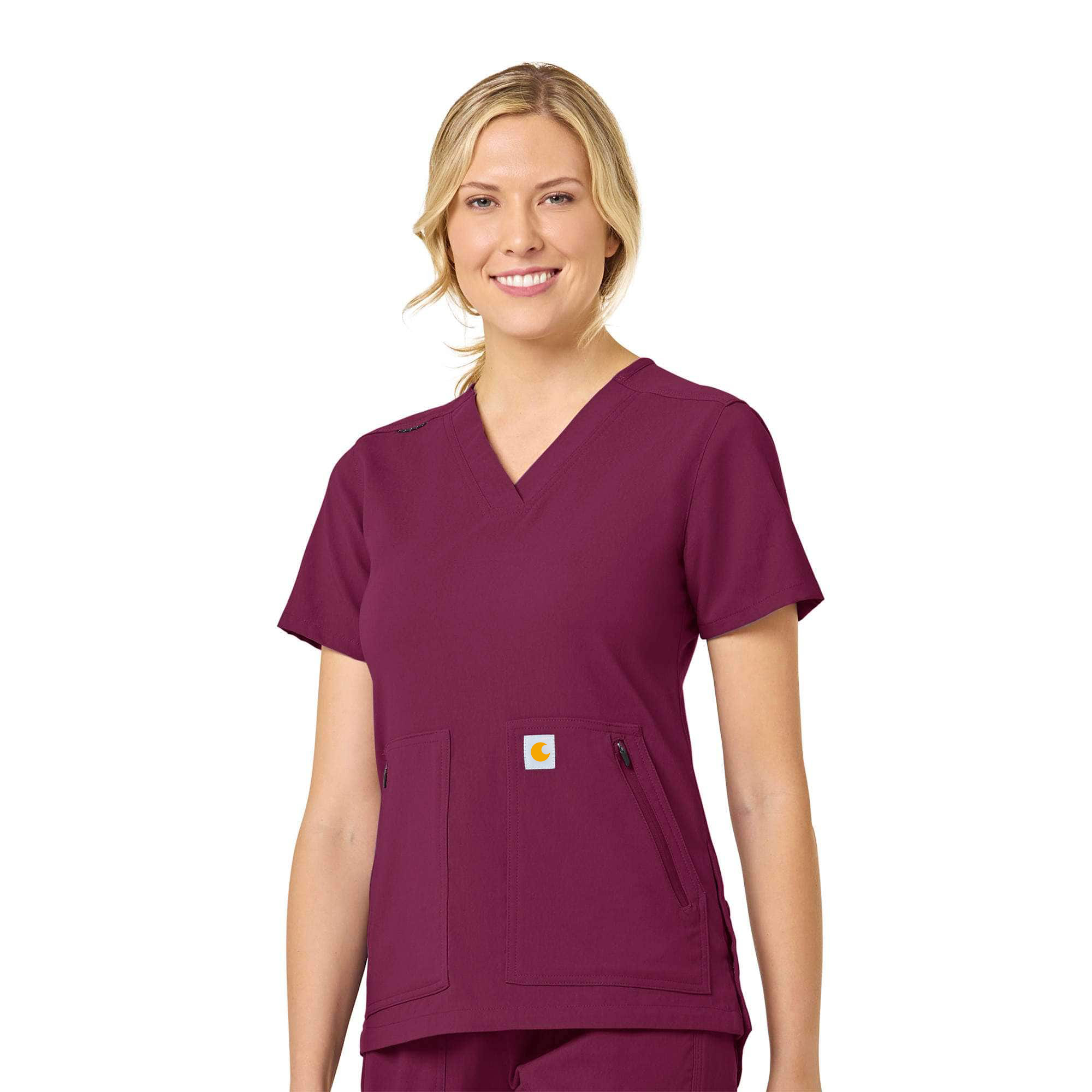 Women's Rugged Flex Peak 4-Pocket V-Neck Scrub Top