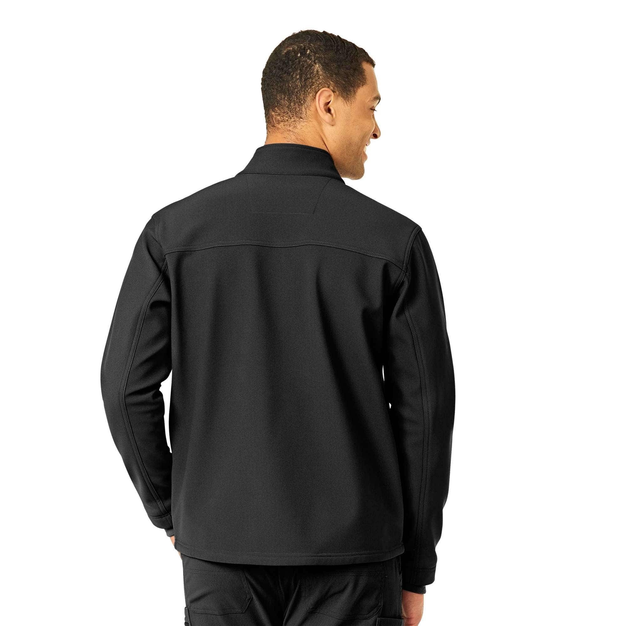 Rugged Flex Peak Bonded Fleece Scrub Jacket
