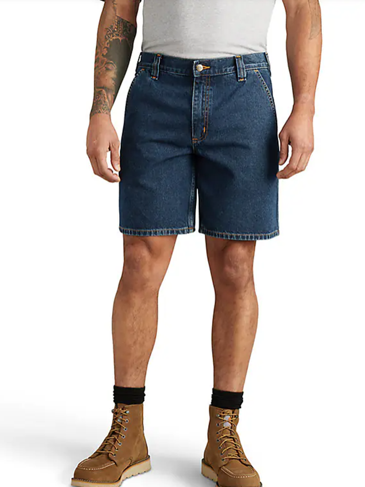 Relaxed Fit Denim Work Short