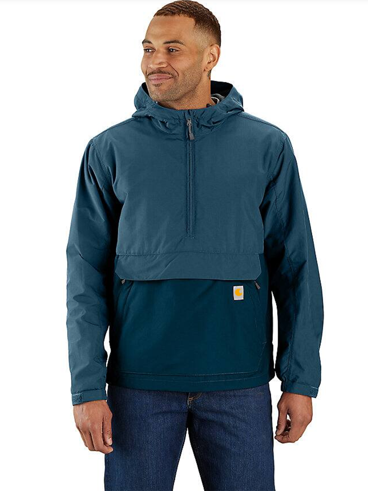 Rain Defender Loose Fit Lightweight Packable Anorak - 1 Warm Rating