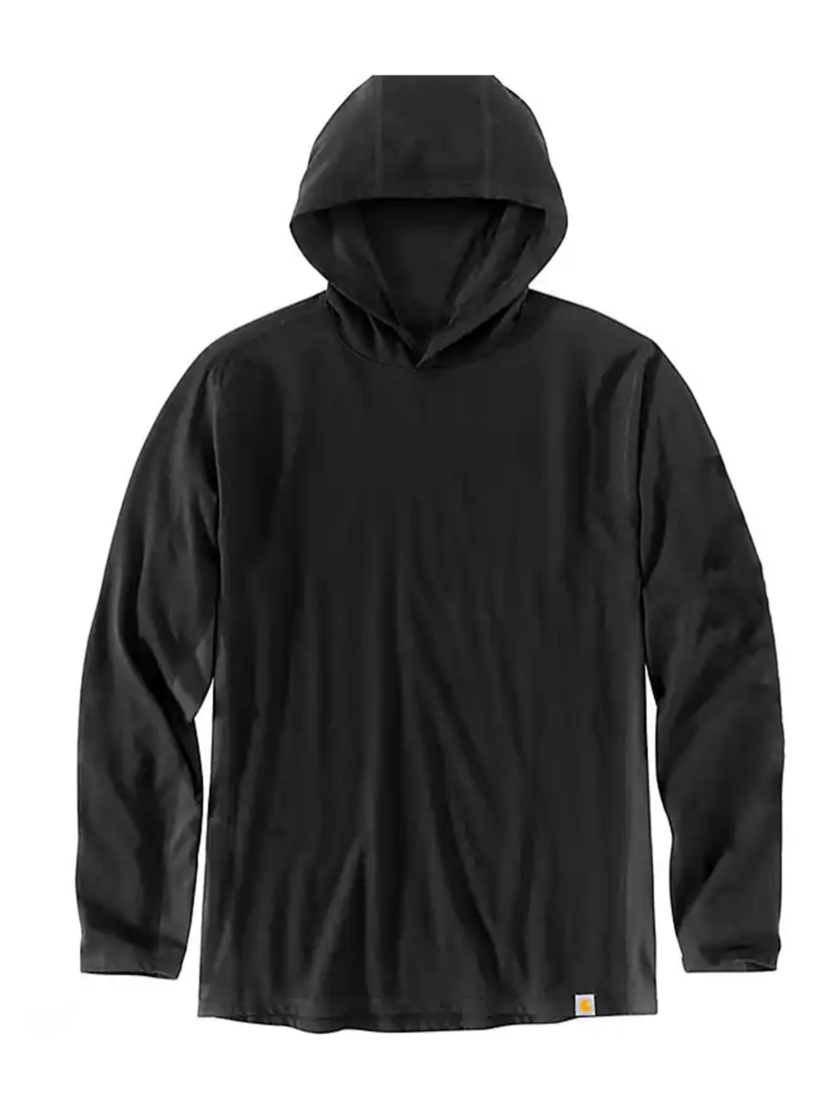 Relaxed Fit Long-Sleeve Logo Graphic Hooded T-Shirtt