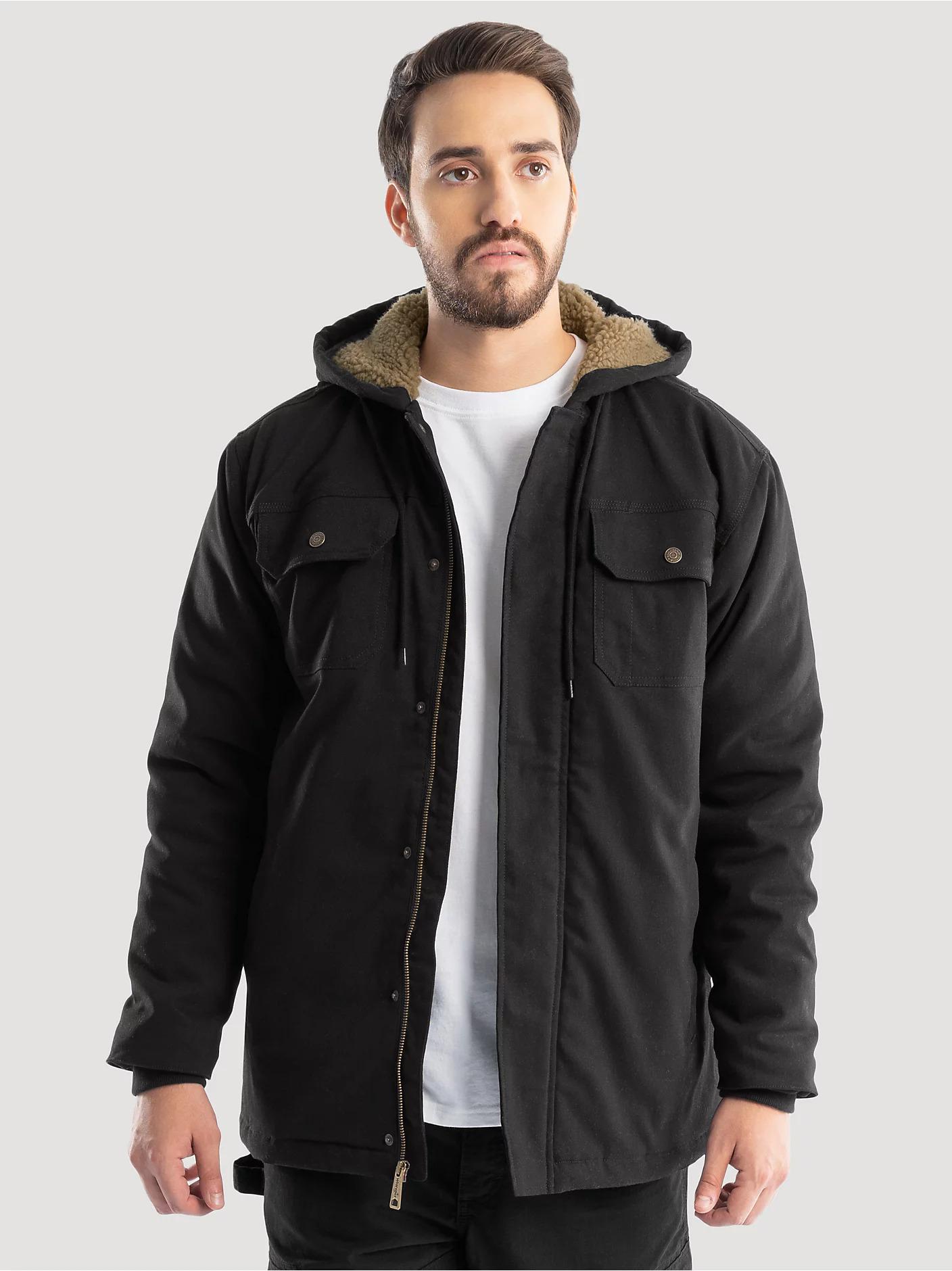 Sherpa Lined Shirt Jacket