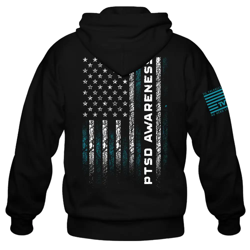 PTSD Awareness Flag - Hoodie