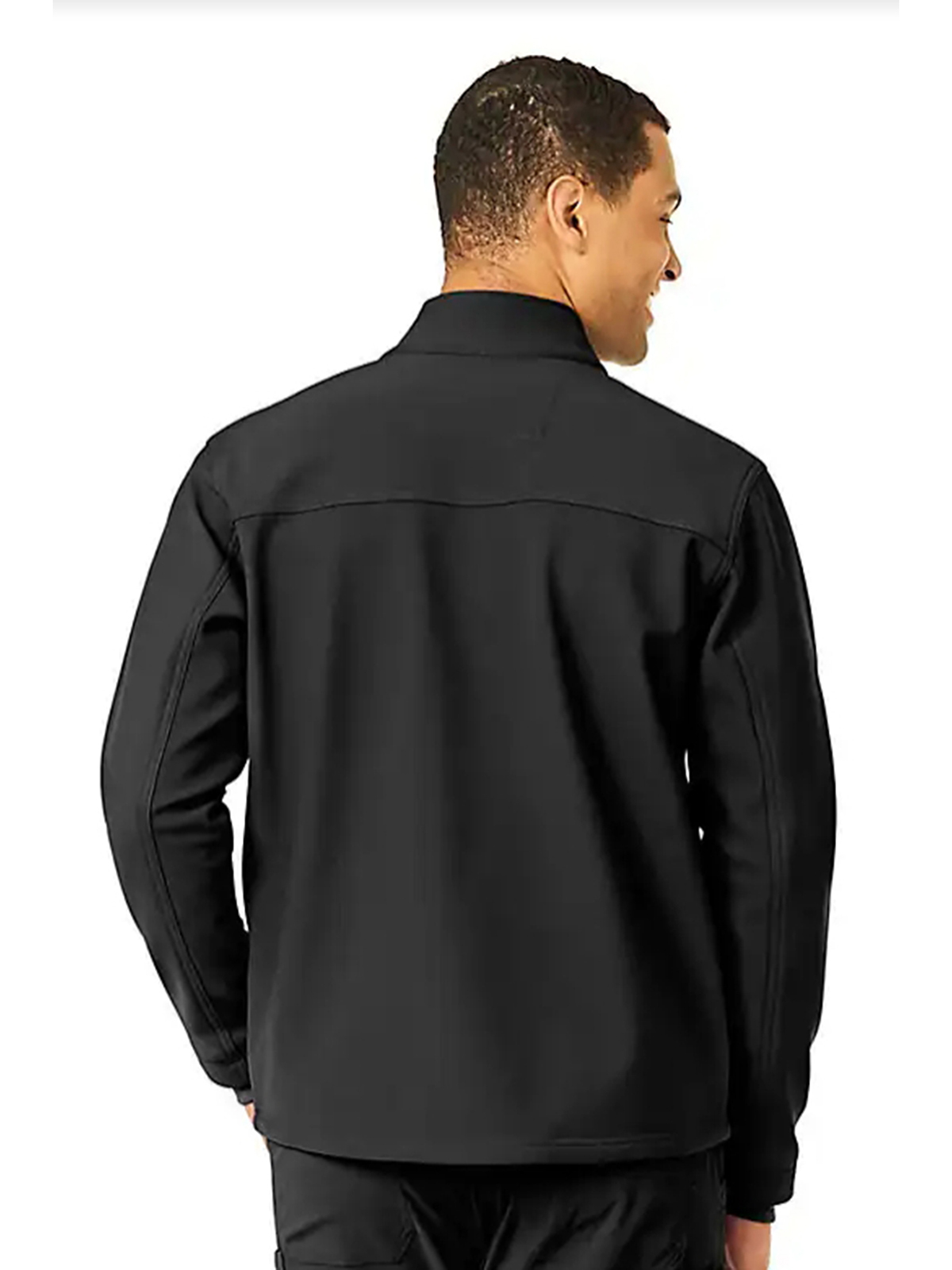 Rugged Flex Peak Bonded Fleece Scrub Jacket