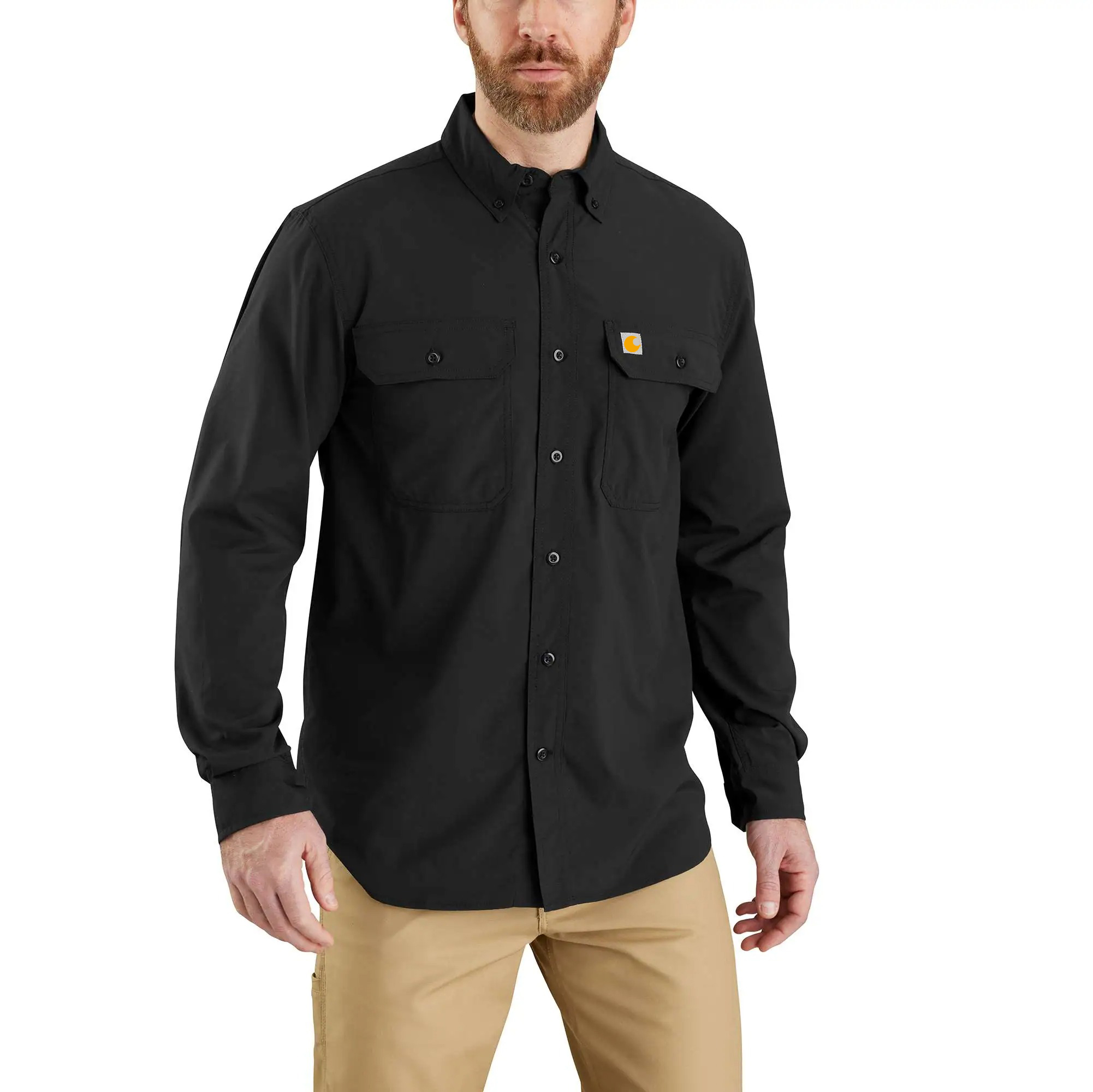 Force Relaxed Fit Lightweight Long- Sleeve Shirt