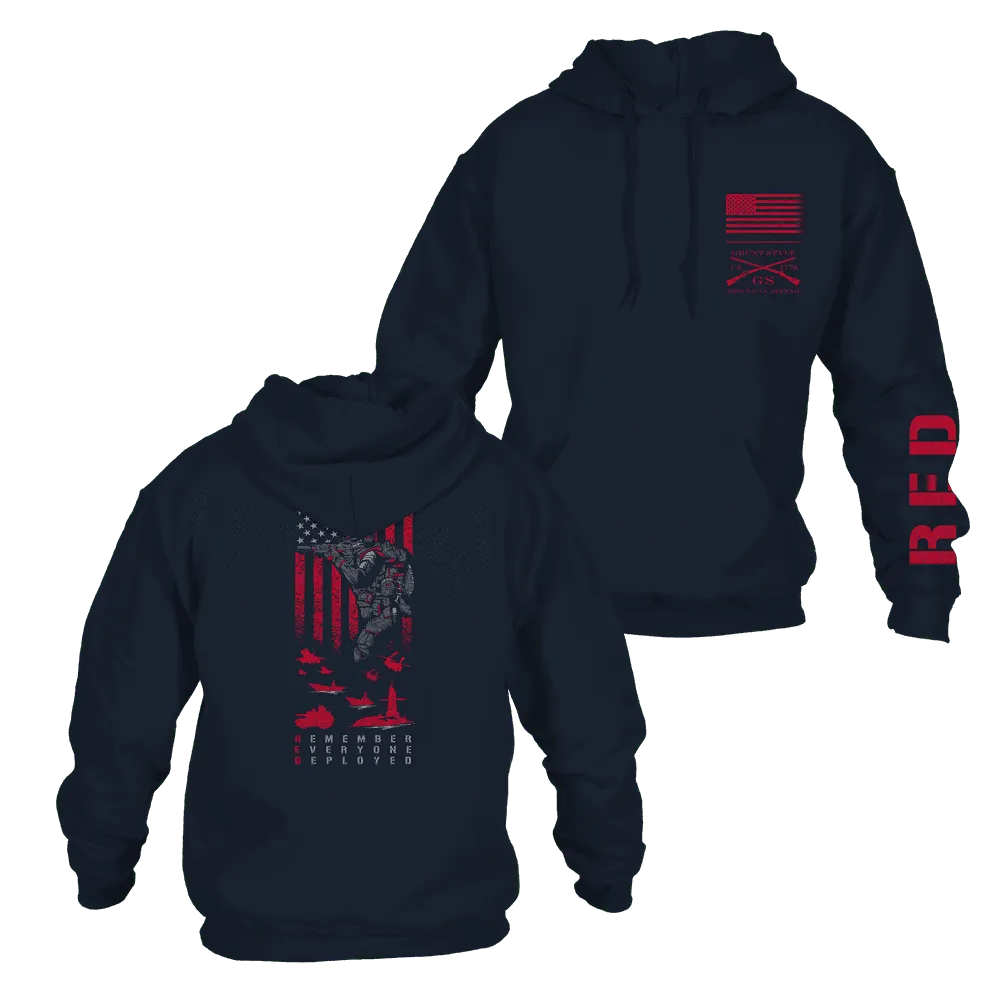 RED Friday Hoodie - Navy