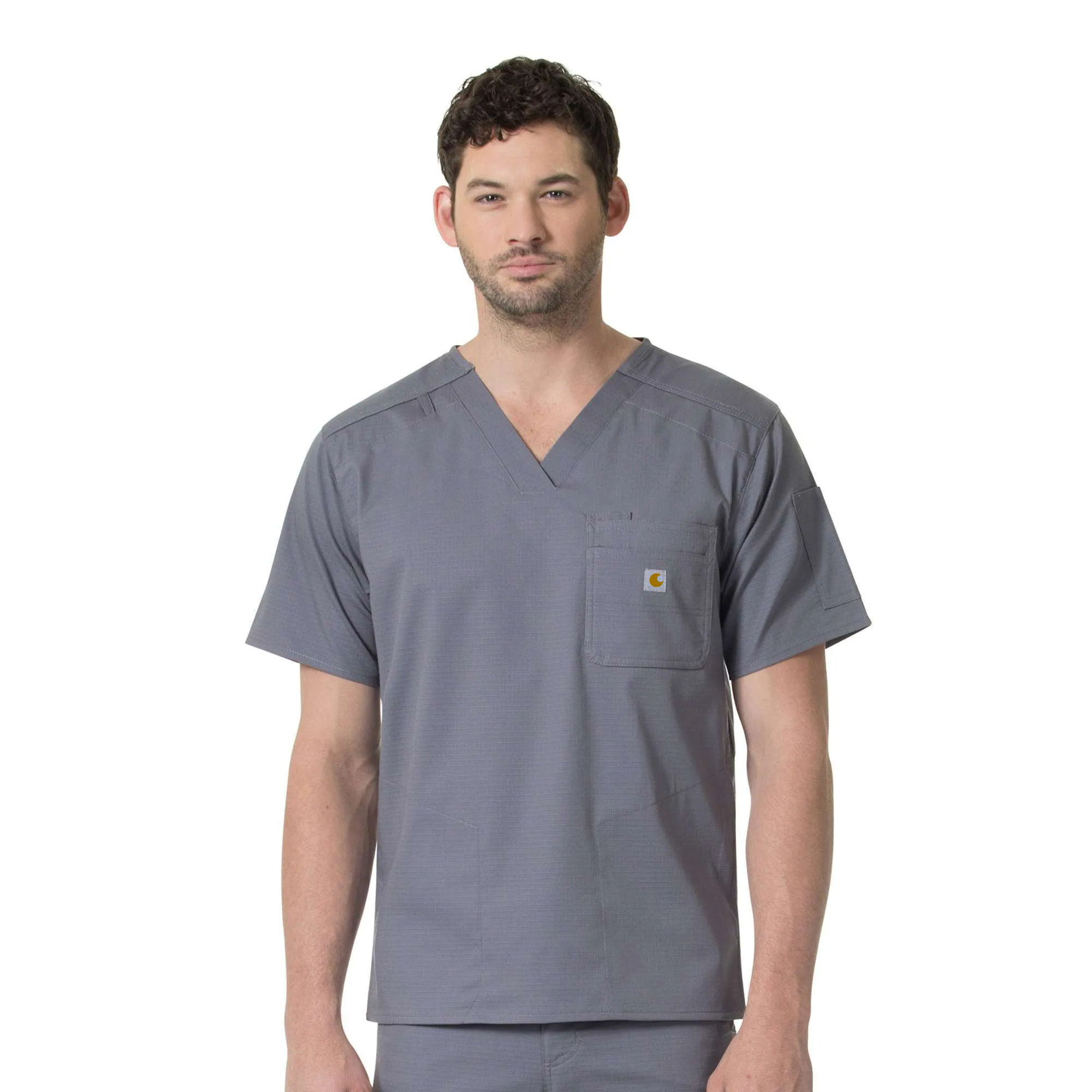 Rugged Flex Ripstop Chest Pocket Scrub Top