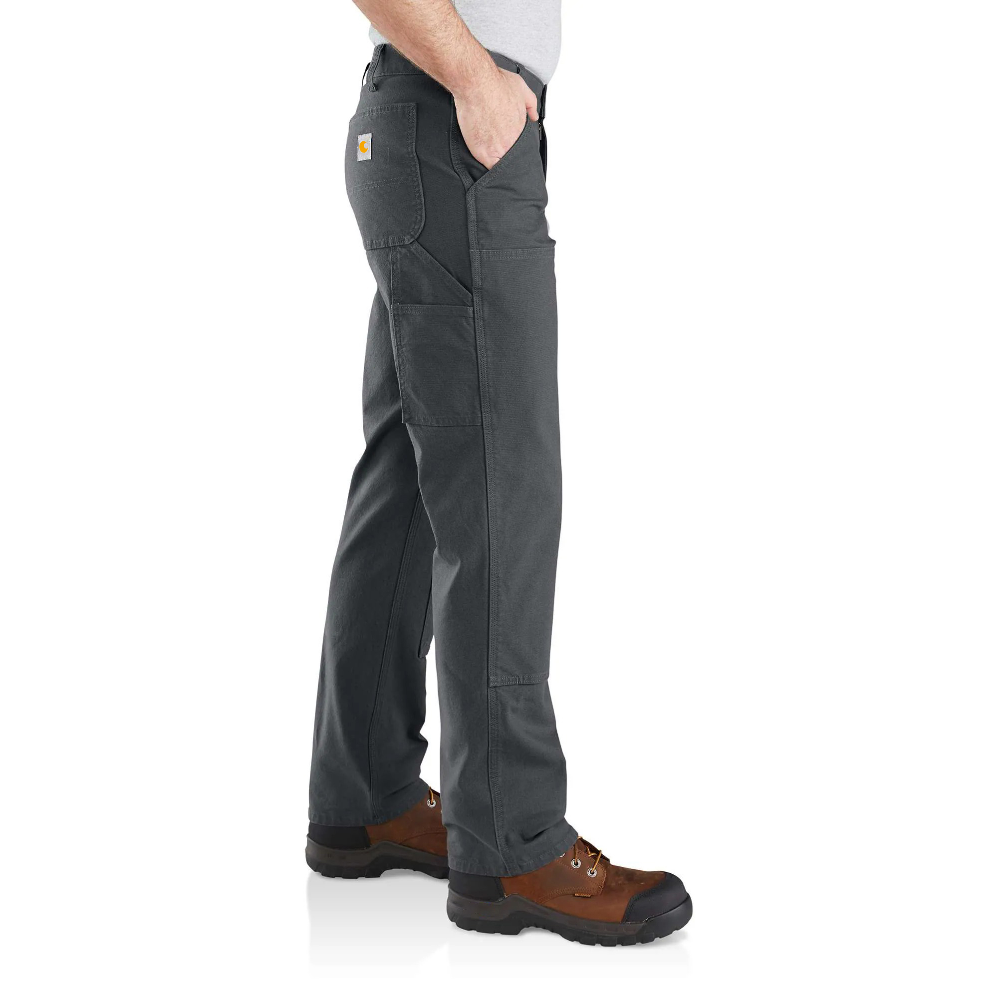 Men's Utility Double-Knee Work Pant - Relaxed Fit - Rugged Flex - Duck