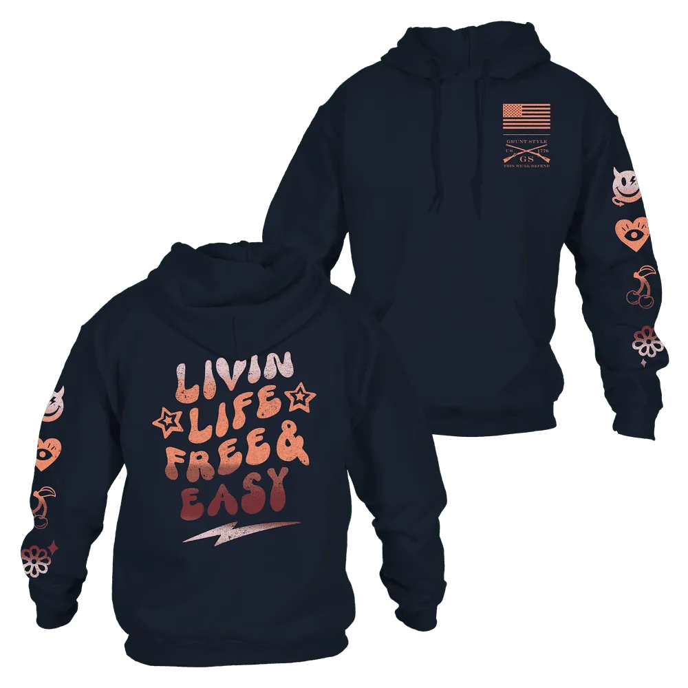 Women's Free & Easy Hoodie - Navy