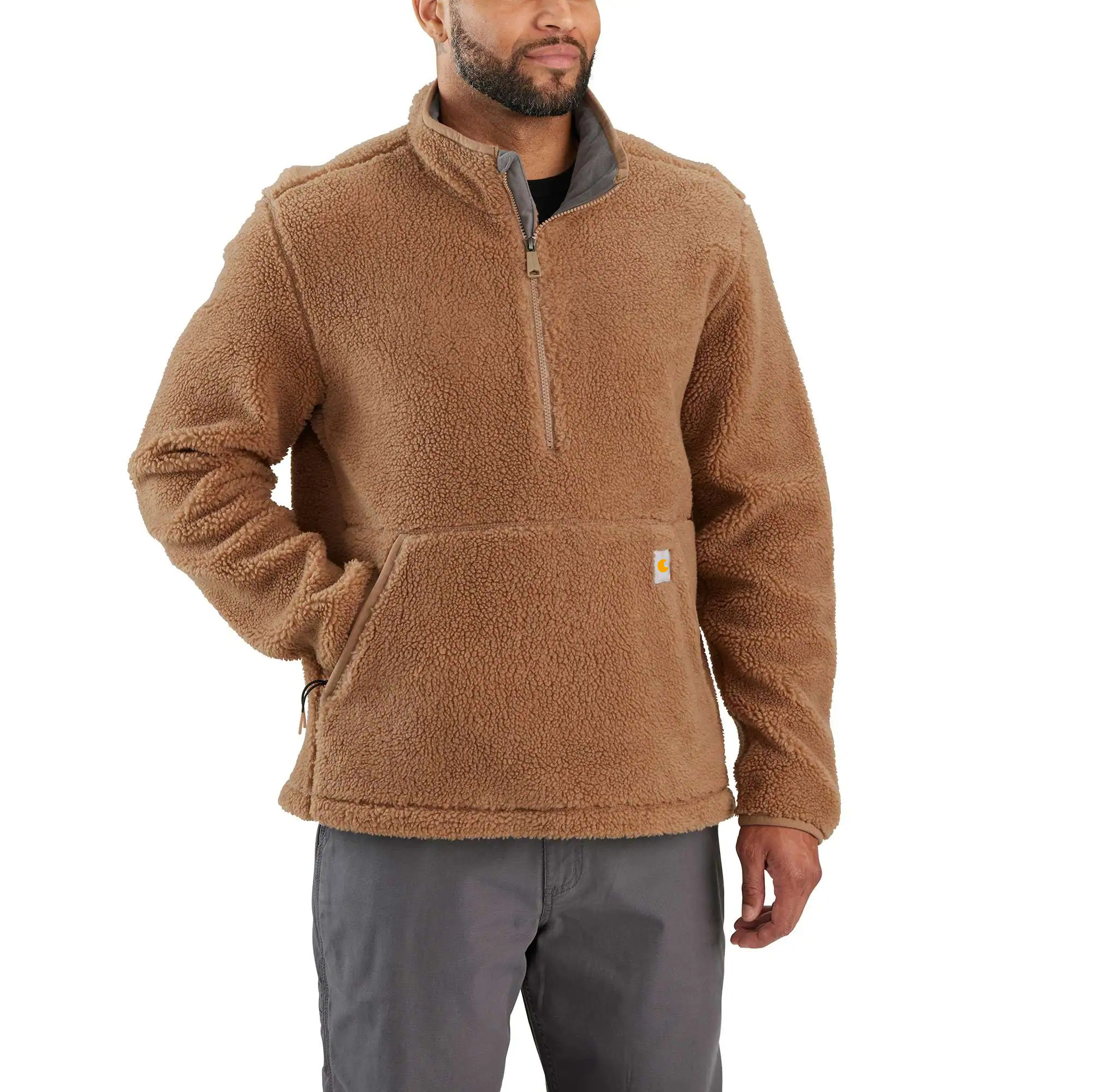 Loose Fit Fleece Pullover - 2 Warmer Rating