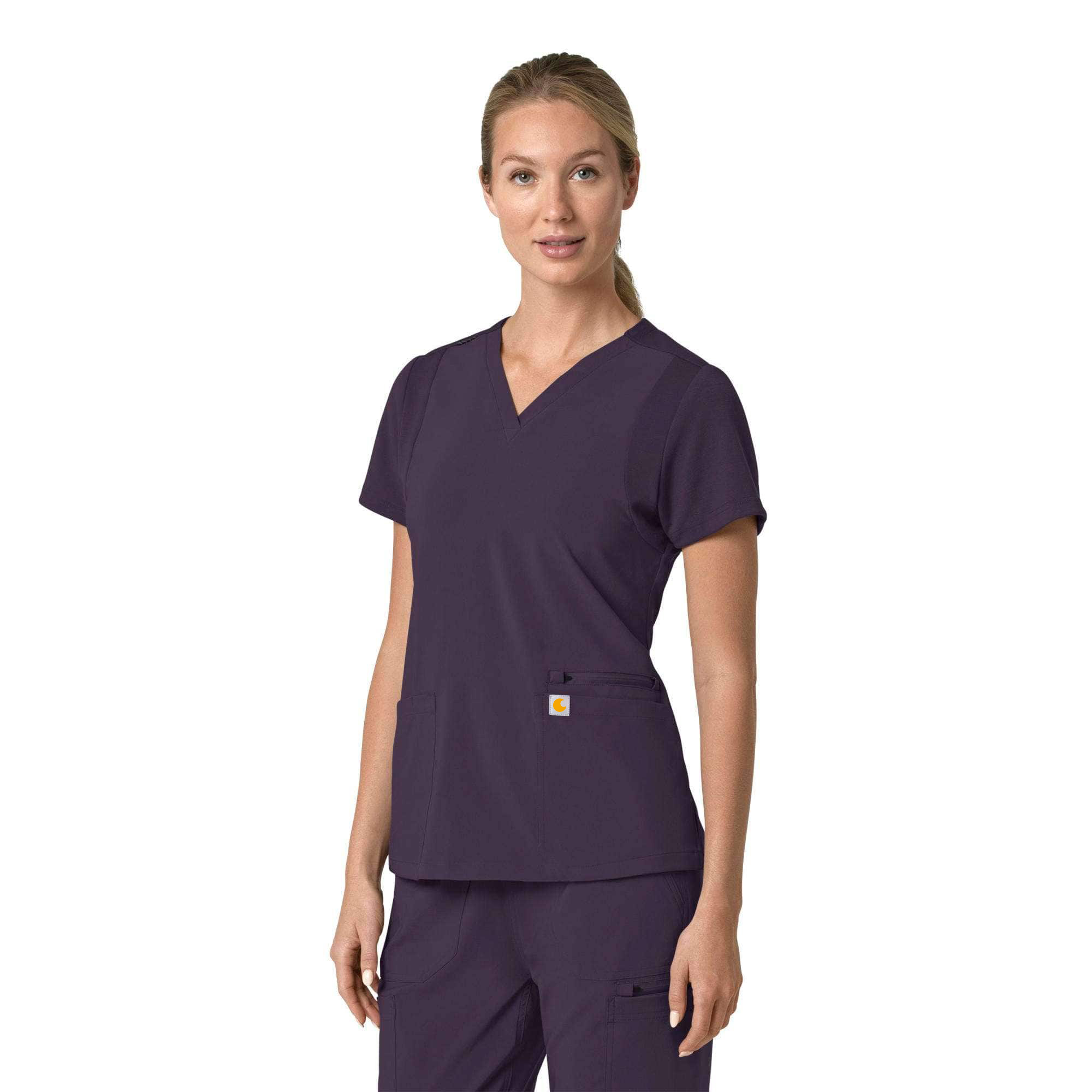 Women's Force Cross-Flex Flex Panel V-Neck Scrub Top