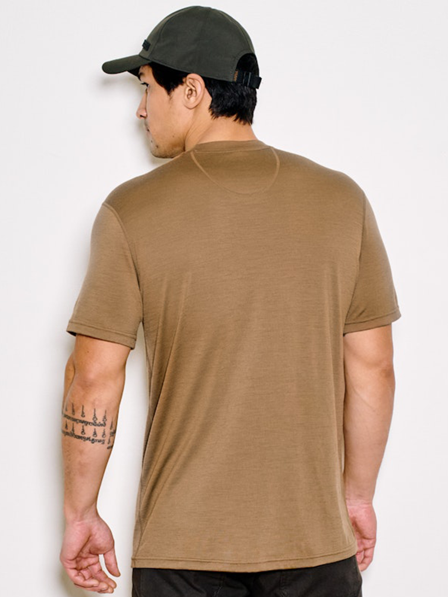 WOOL SHORT SLEEVE CREWNECK