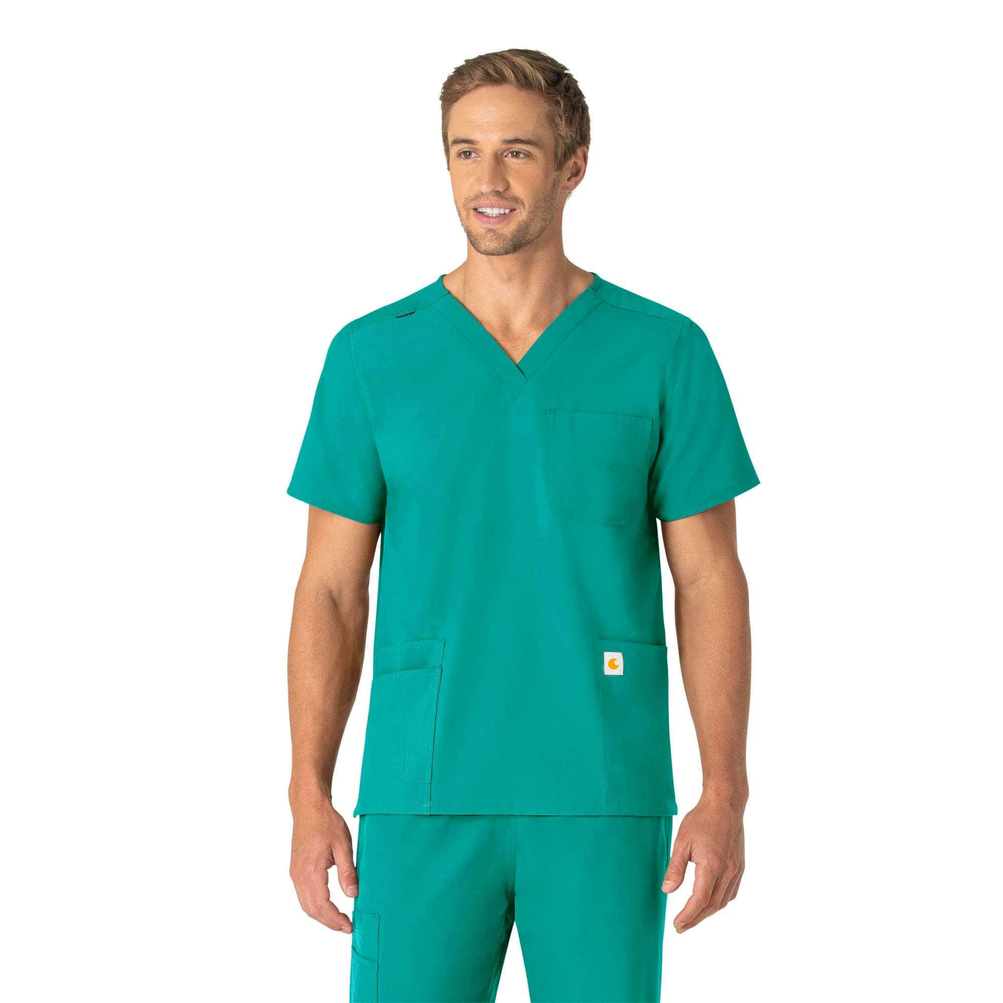 Unisex Force Essentials V-Neck 6-Pocket Scrub Top