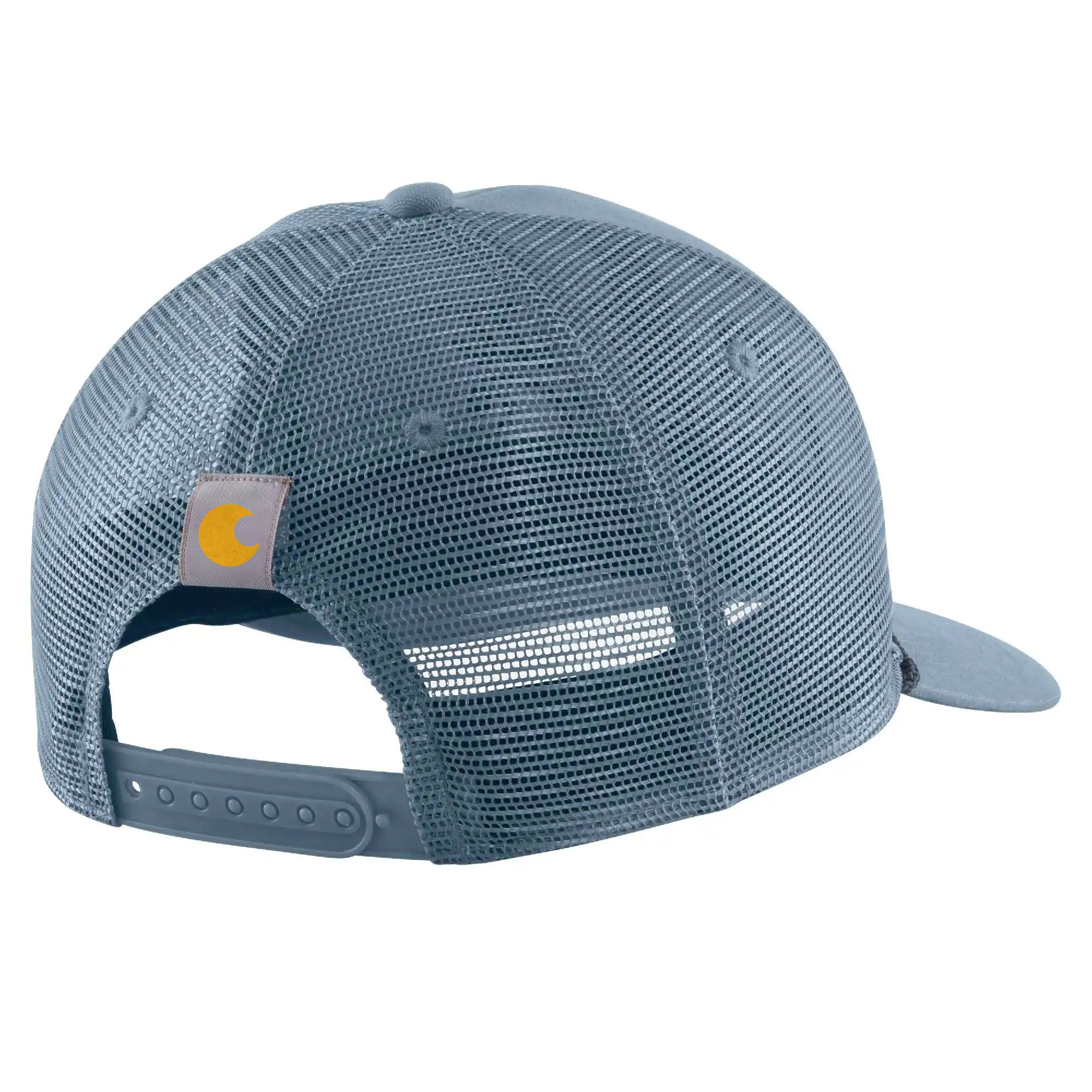 Canvas Mesh-Back Script Cap